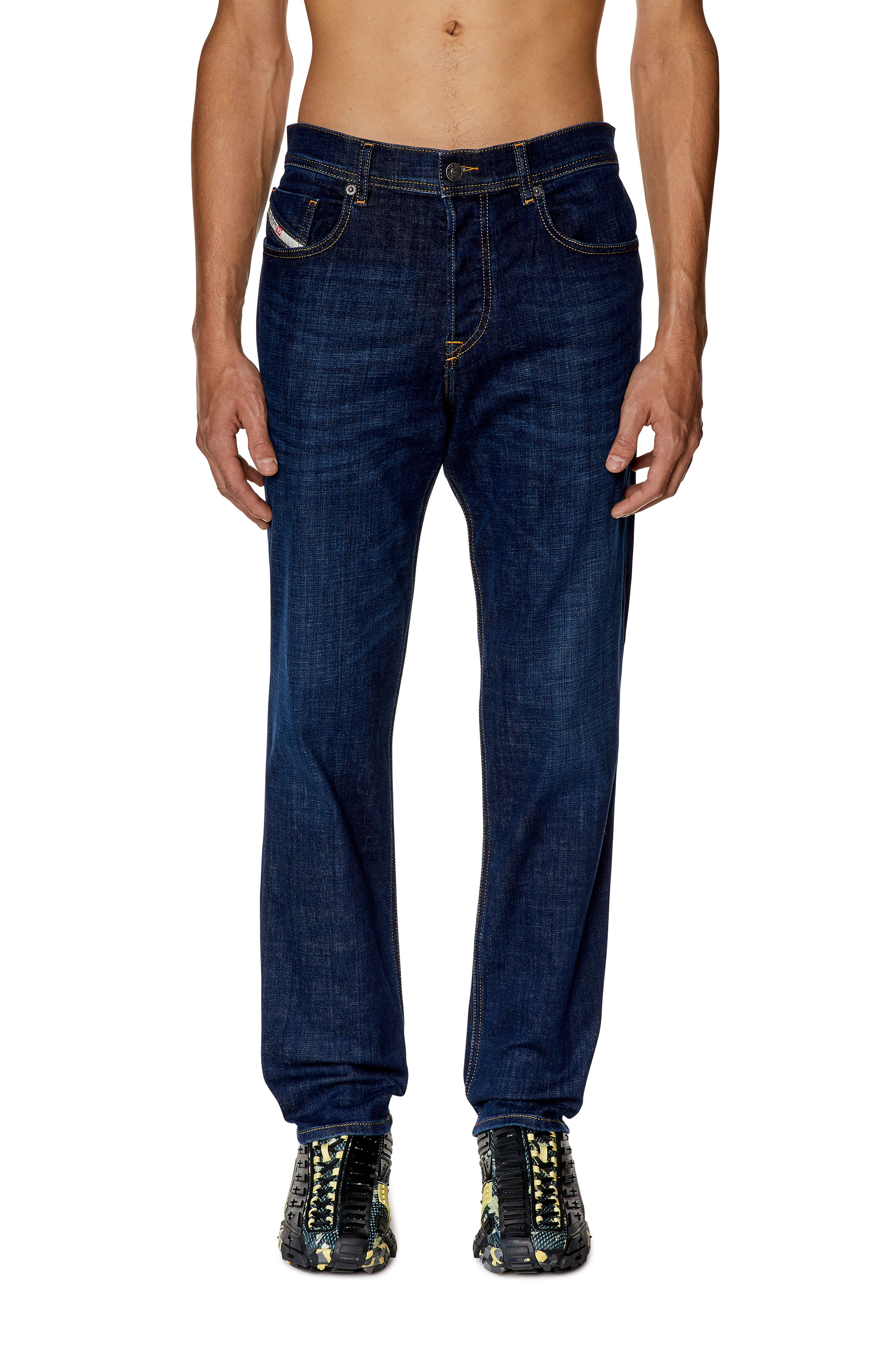 Diesel - Man's Regular Jeans 2023 D-Finitive 09F89, Dark Blue - 1