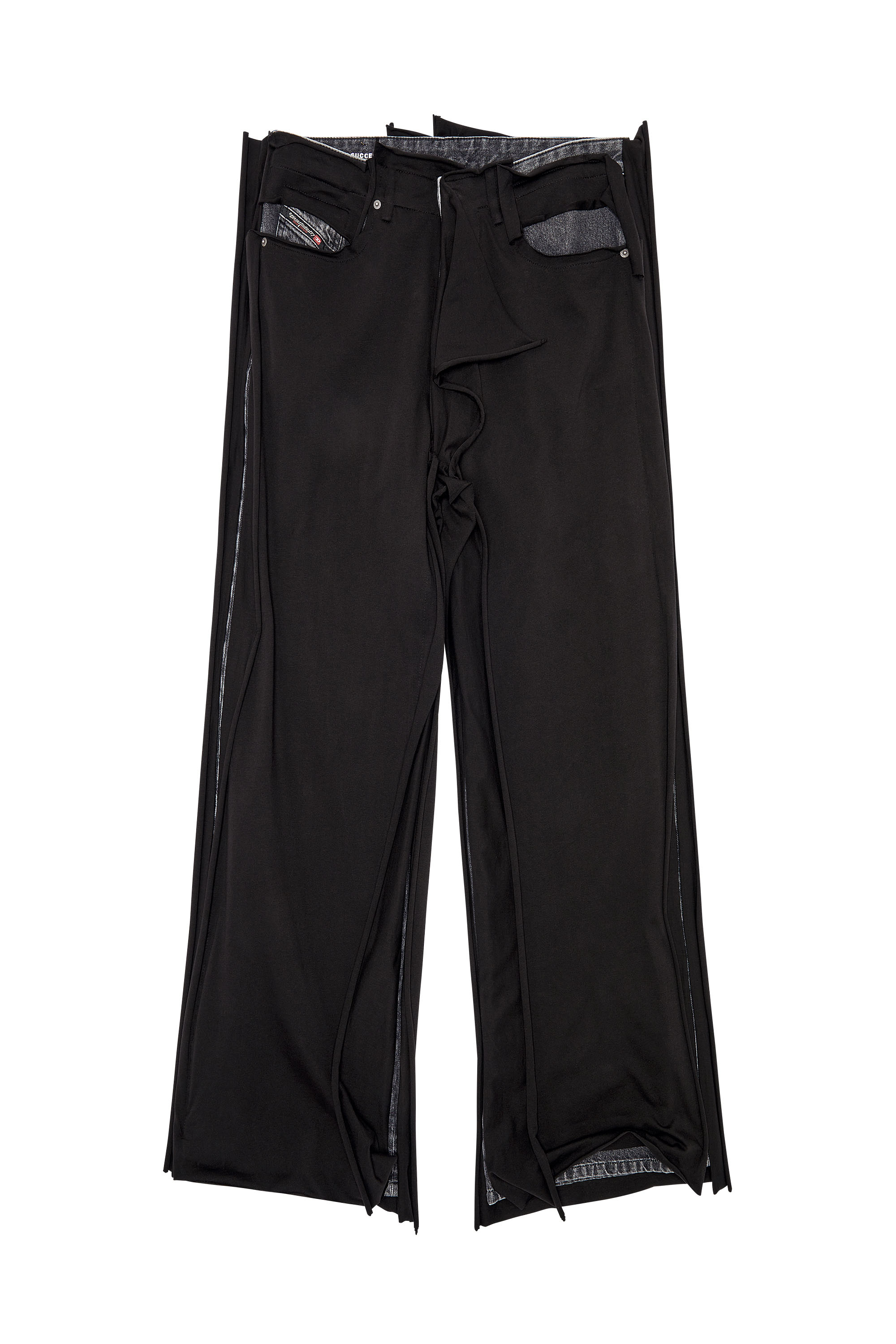 Diesel - Man's Straight Jeans D-Rise 0HLAB, Black/Dark grey - 3