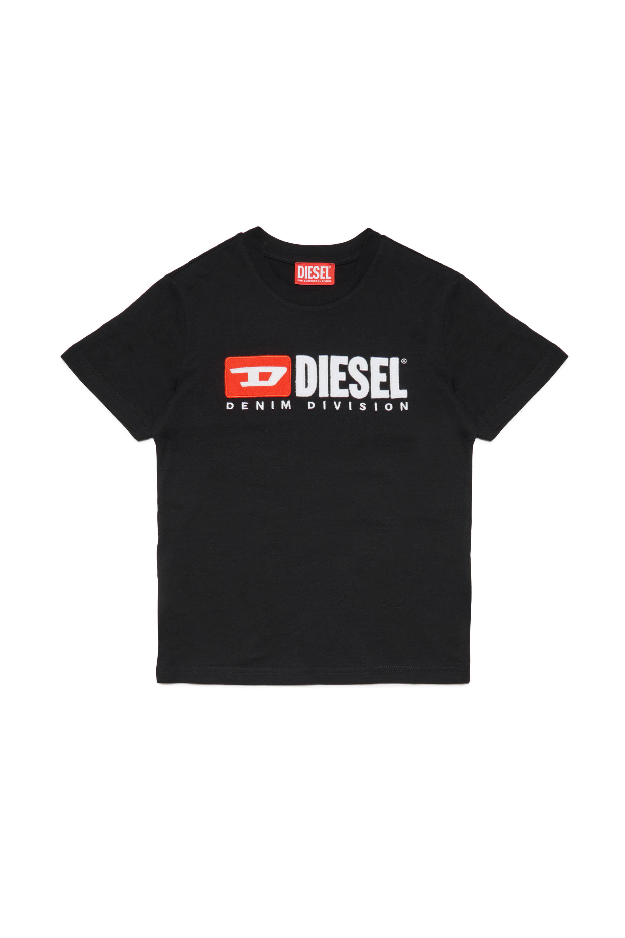 Diesel - TDIEGODIVE, Unisex's T-shirt with Diesel patches in Black - 1