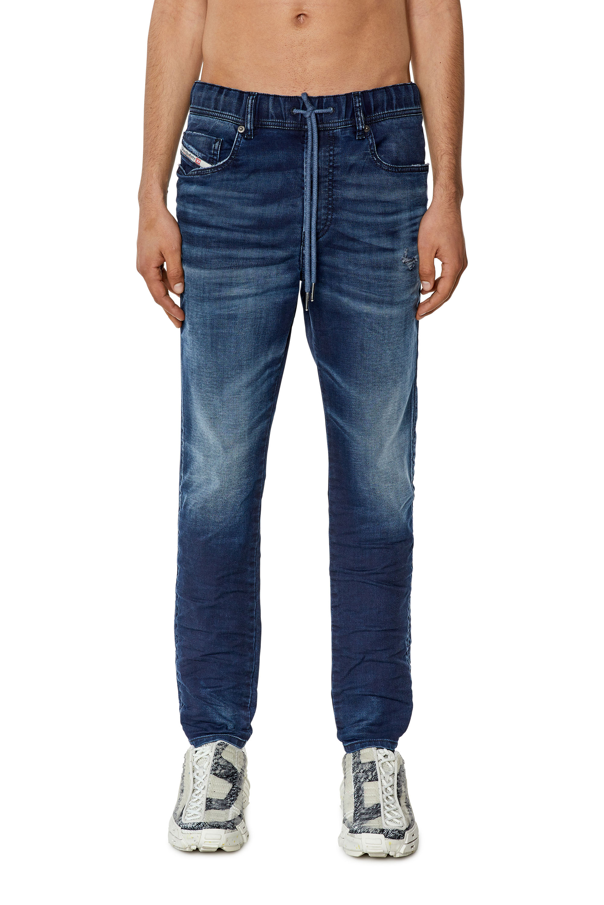 Diesel - Man's Slim E-Spender JoggJeans® 068FQ, Dark Blue - 1