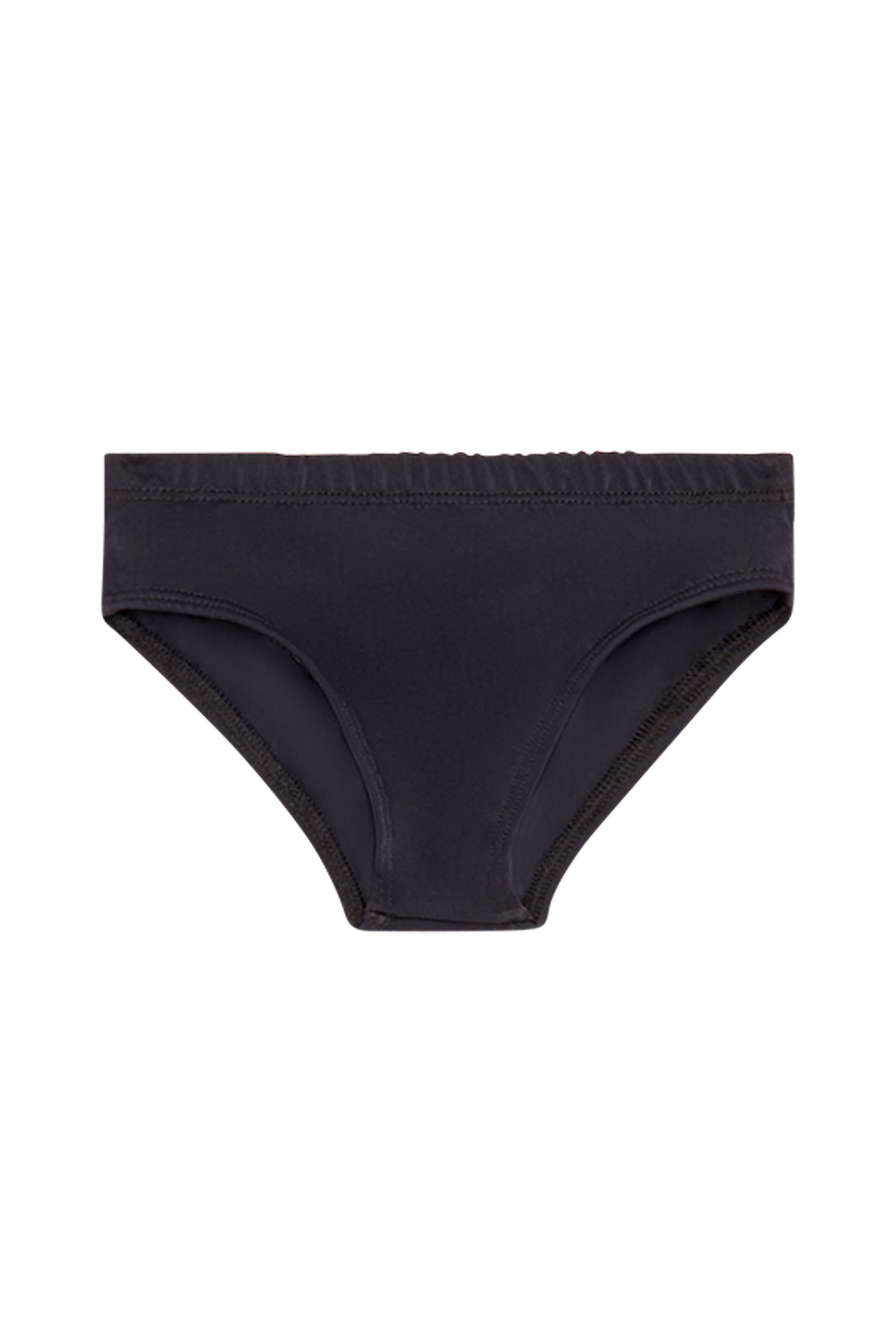 Diesel - MILVOB, Man's Swim briefs with maxi logo in Black - 1