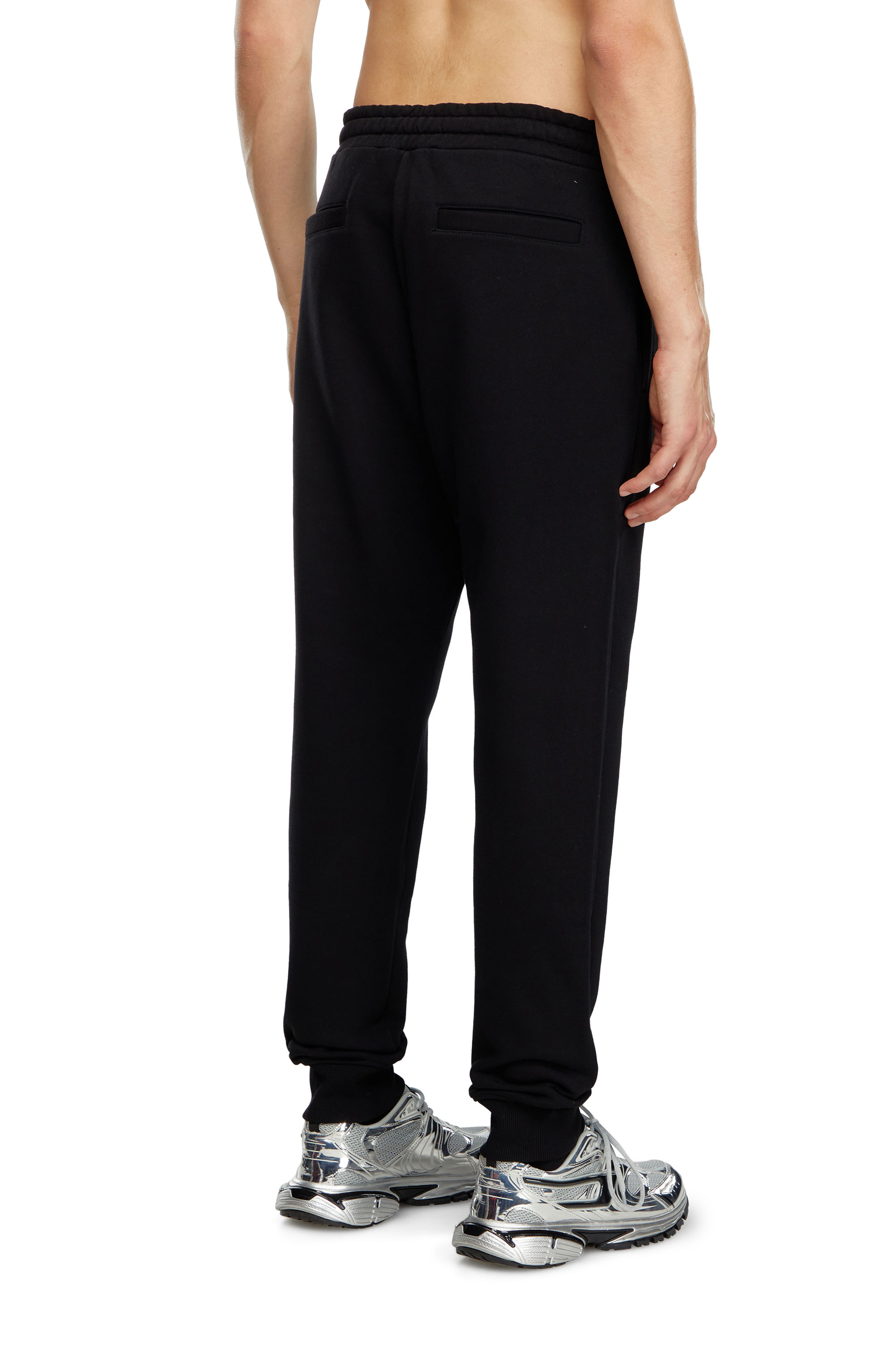 Diesel - P-TARY-DOVAL-PJ, Man's Track pants with Oval D patch in Black - 4