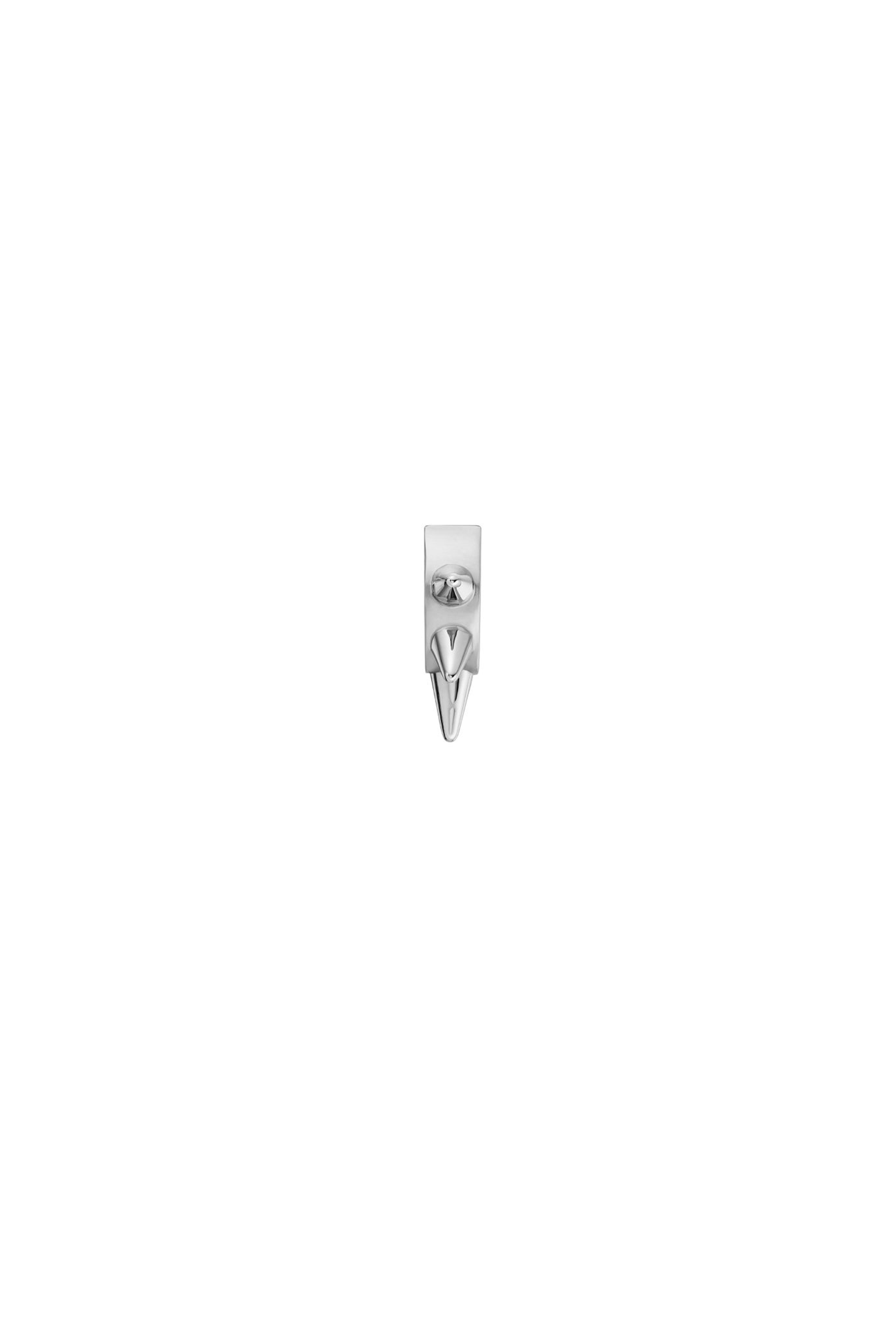 Diesel - DX1450, Unisex's Stainless Steel Hoop Earring in Silver - 2