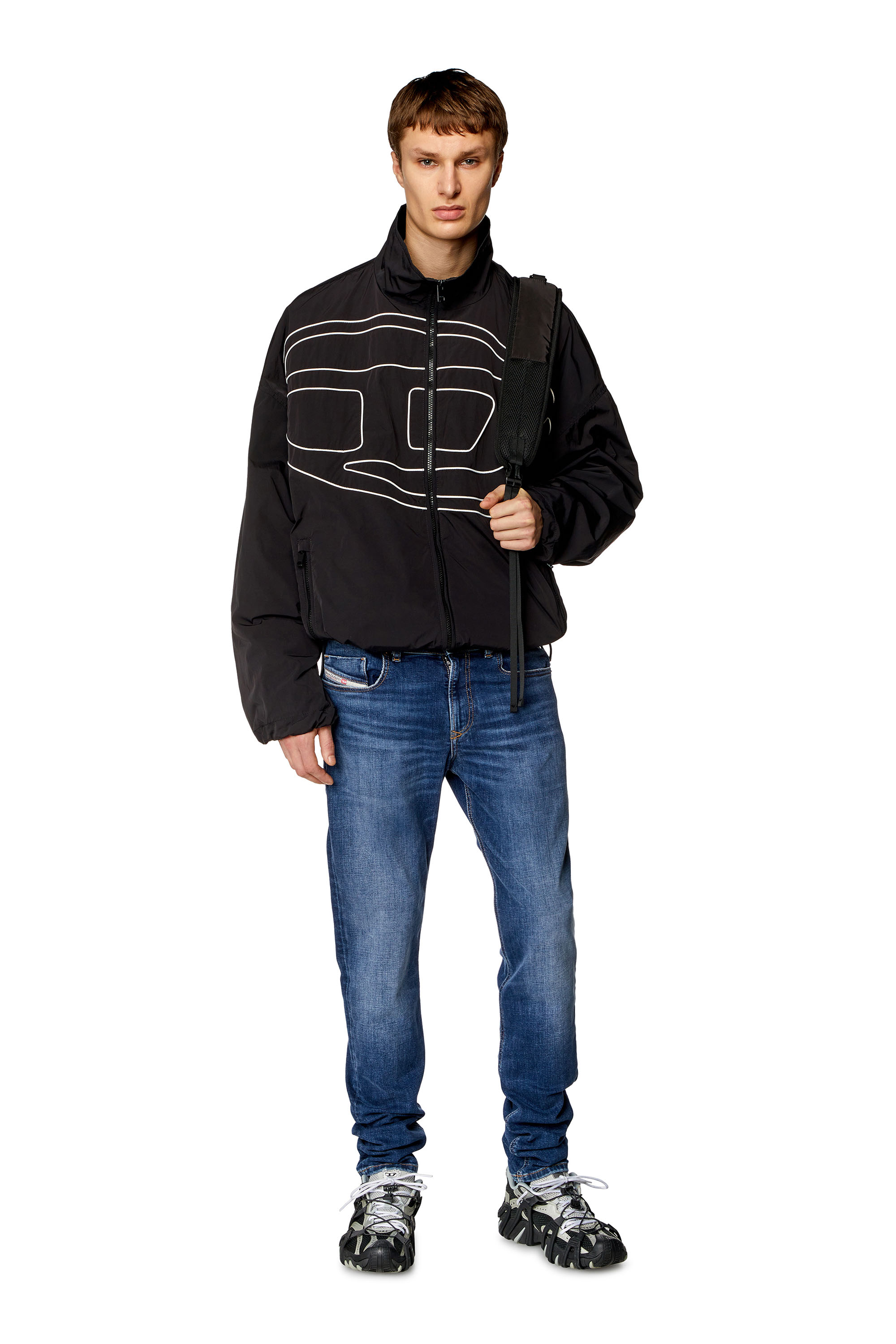 Diesel - Man's Skinny Jeans 1979 Sleenker 09H63, Dark Blue - 2