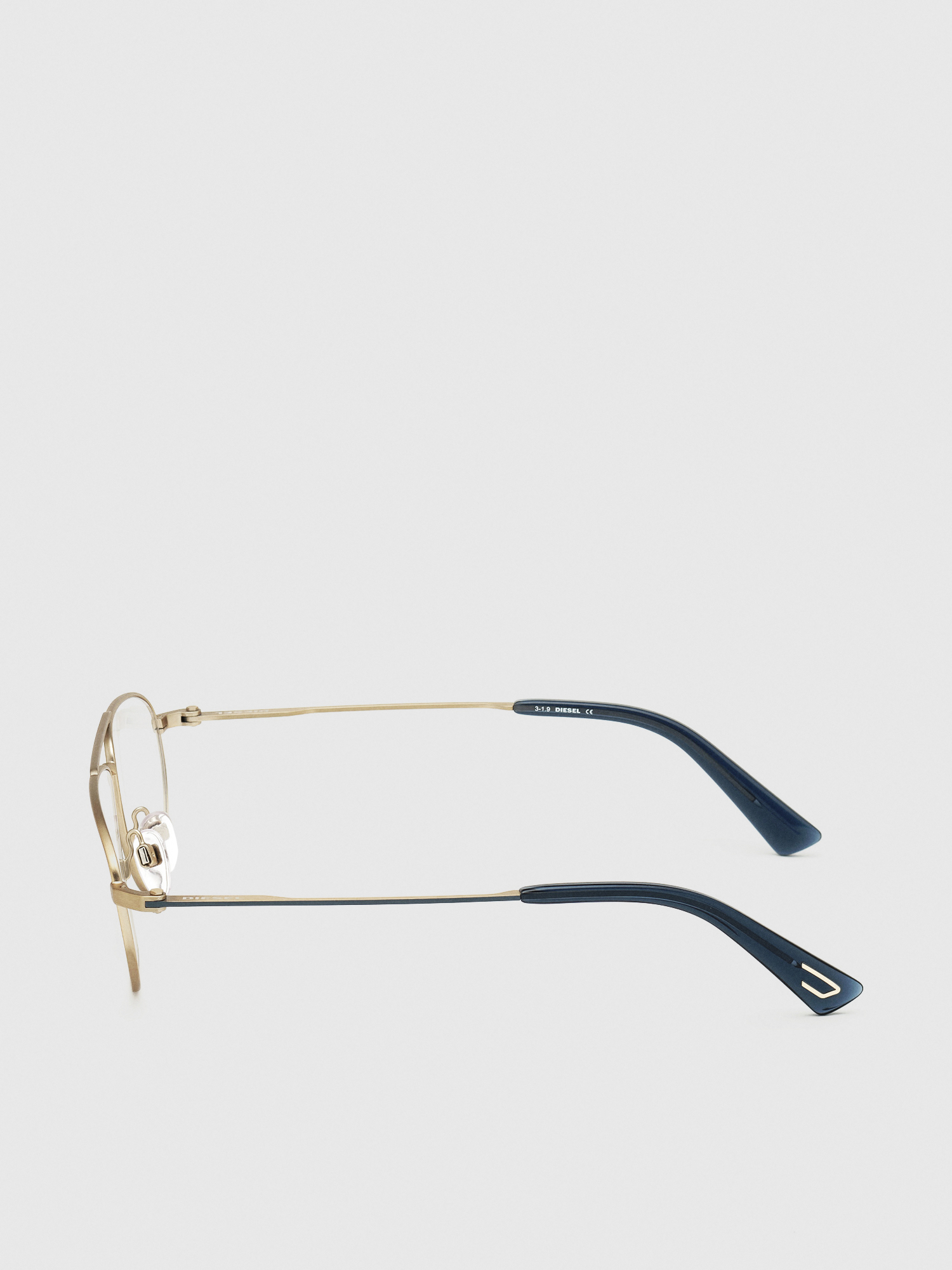 Diesel - DL5359, Man's Metal navigator Eyeglasses in Gold - 4