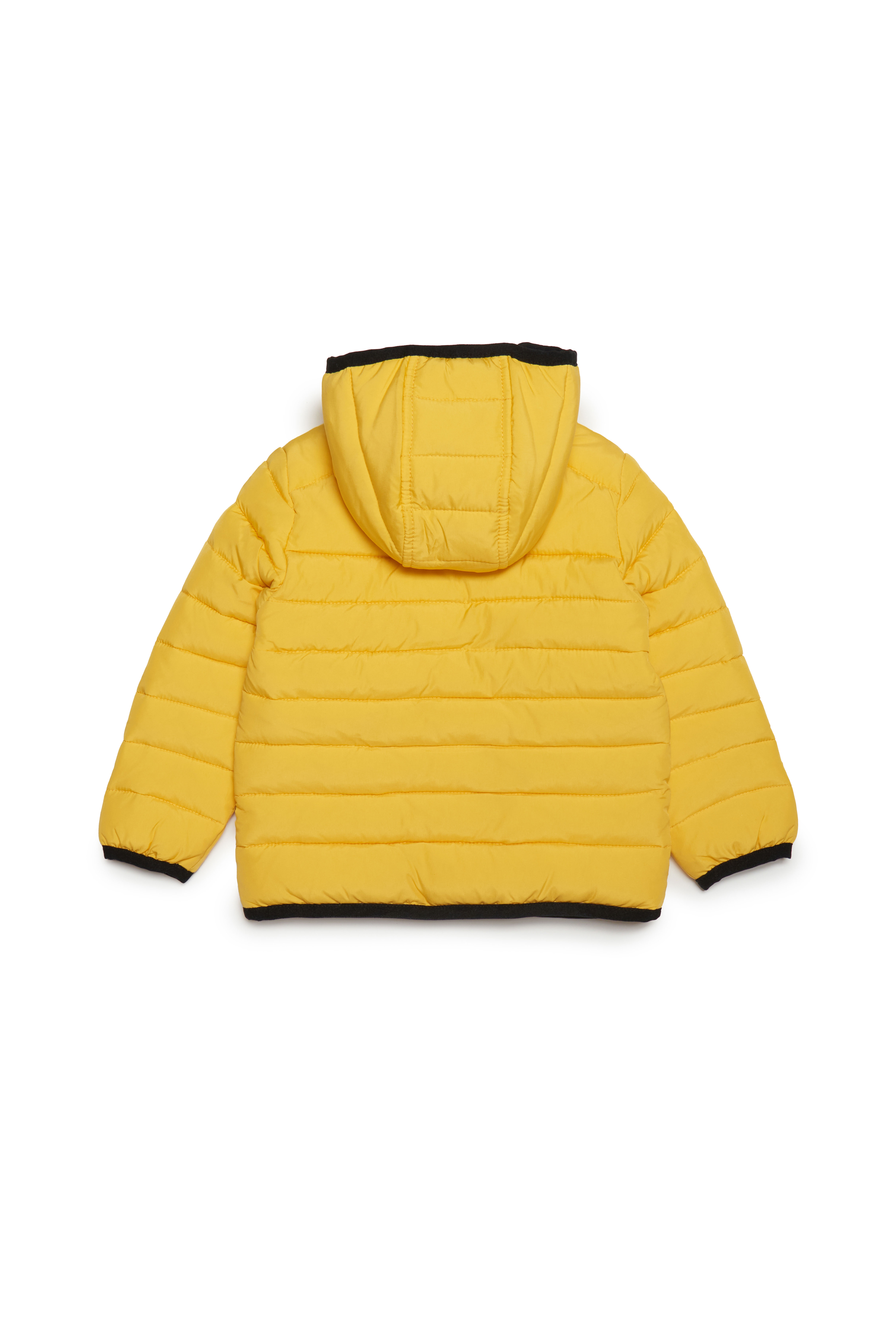 Diesel - JKOPUB, Unisex's Puffer jacket with embroidered patch in Yellow - 2