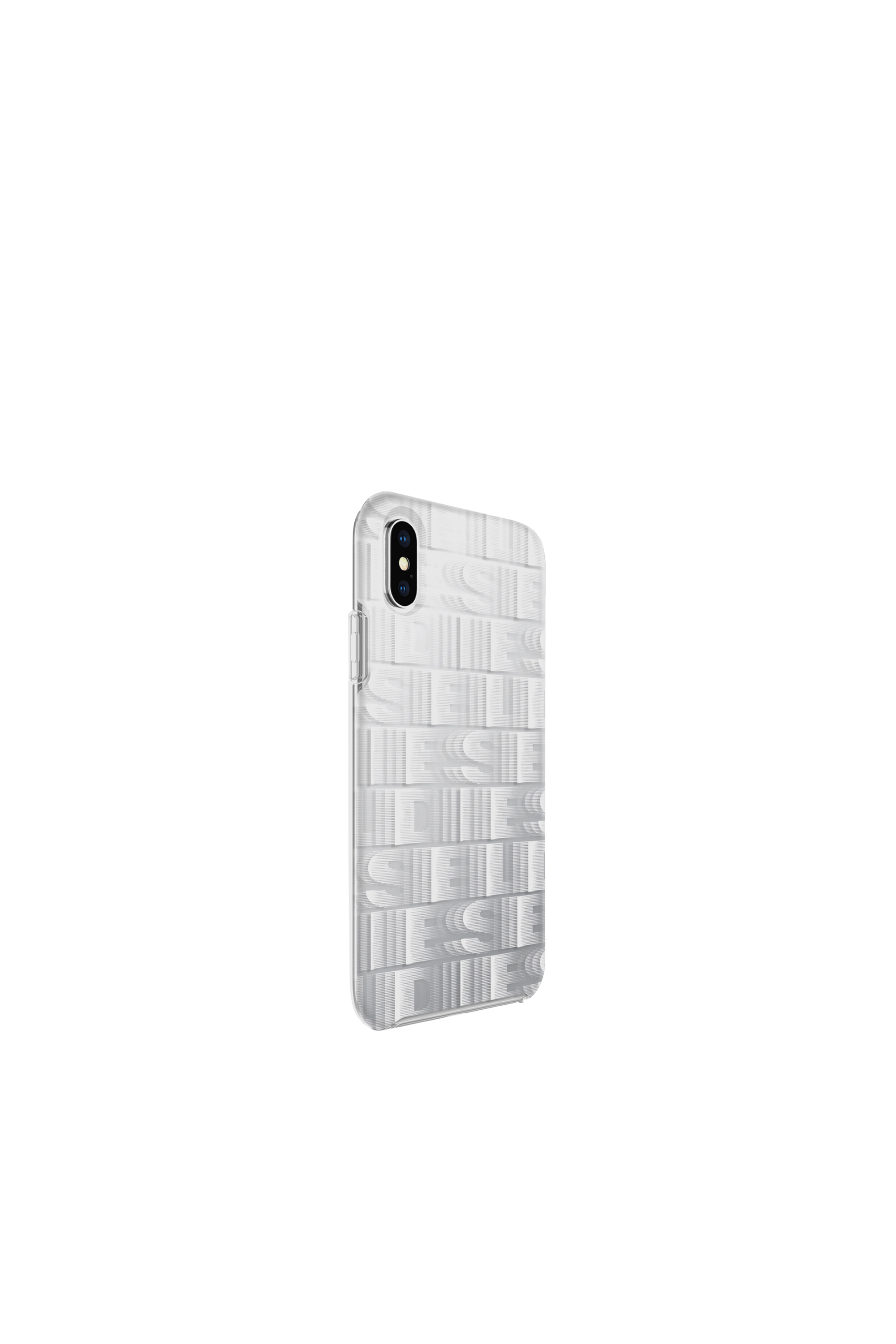 Diesel - DIESEL PRINTED CO-MOLD CASE FOR IPHONE XS & IPHONE X, Unisex's Repeating logo case, iPhone XS & iPhone X in White - 4