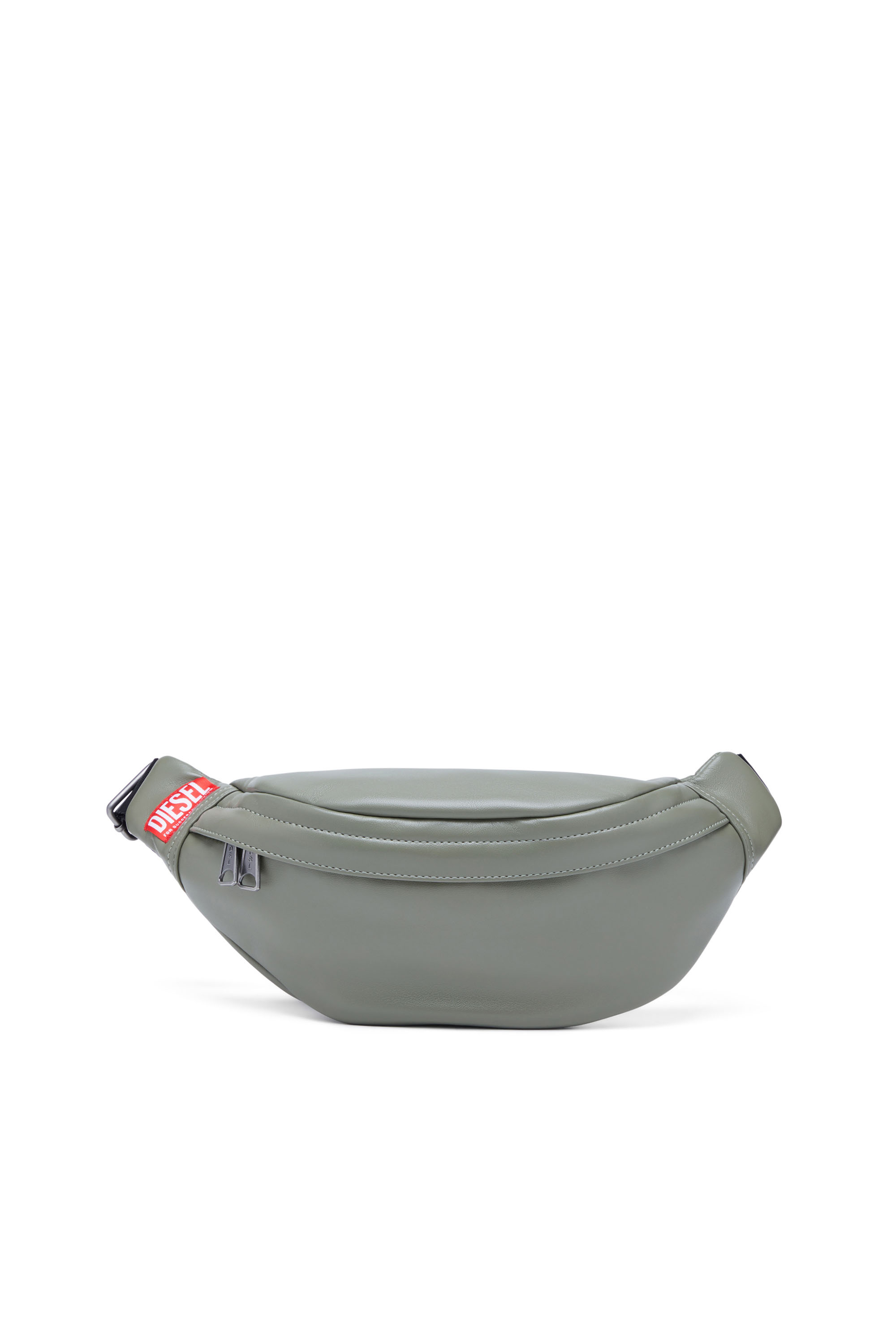 Diesel - RAVE BELTBAG, Man's Rave Beltbag - Belt bag in recycled materials in Military Green - 1