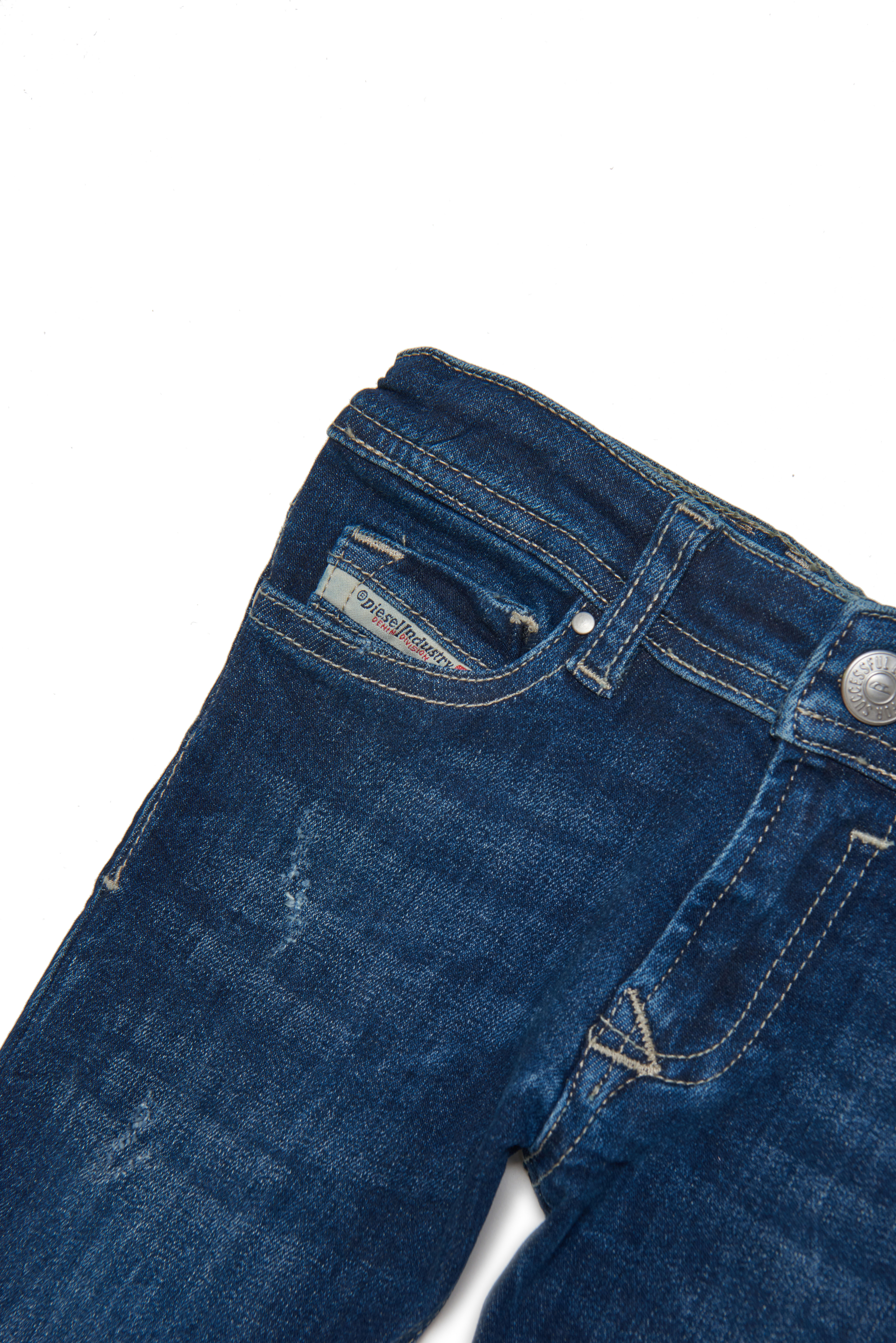 Diesel - D-SLINKIE-B, Unisex's Skinny Jeans - D-Slinkie in Dark Blue - 3