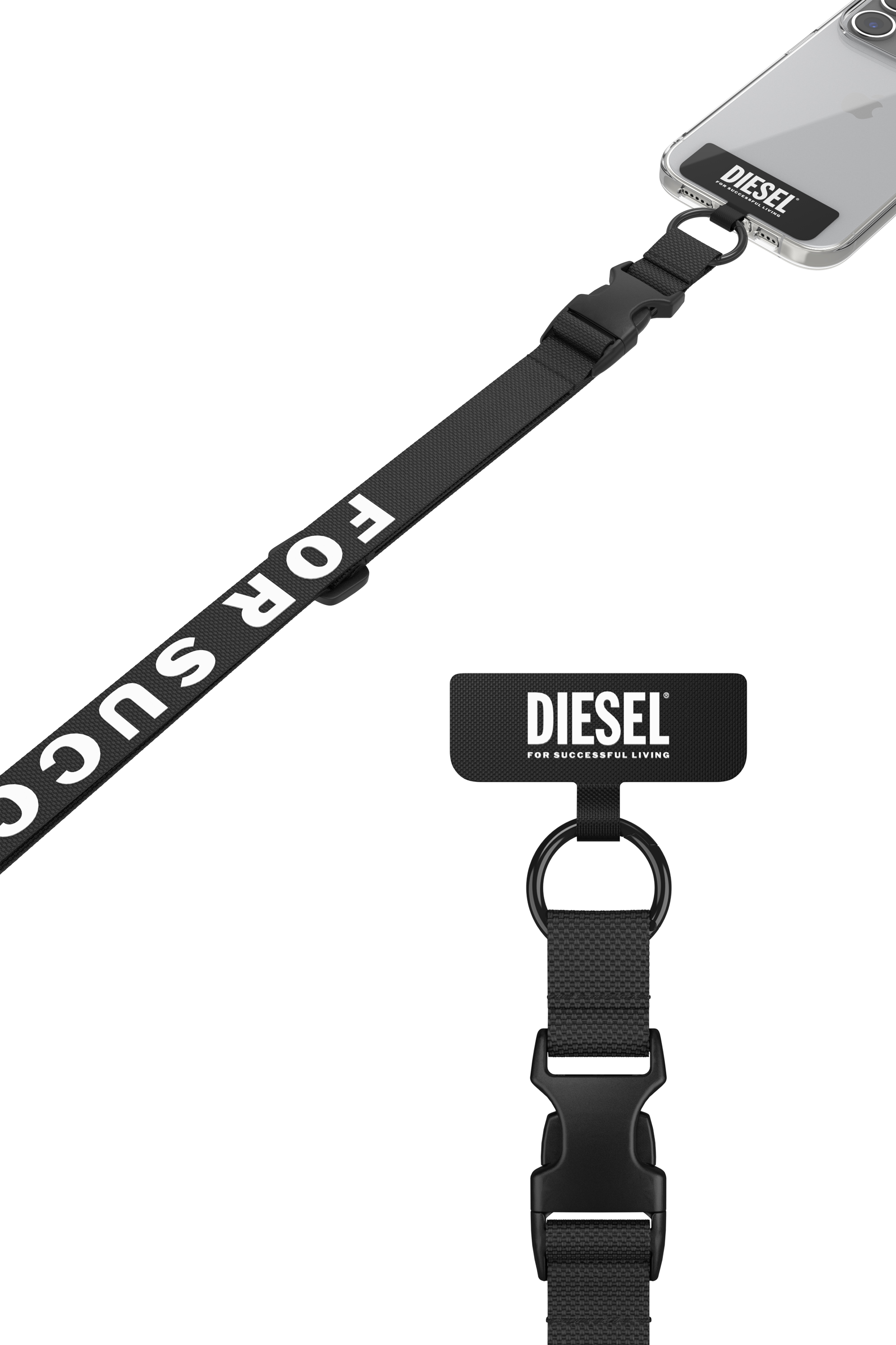 Diesel - 52944 UNIVERSAL NECKLACE, Unisex's Universal necklace in Black - 4