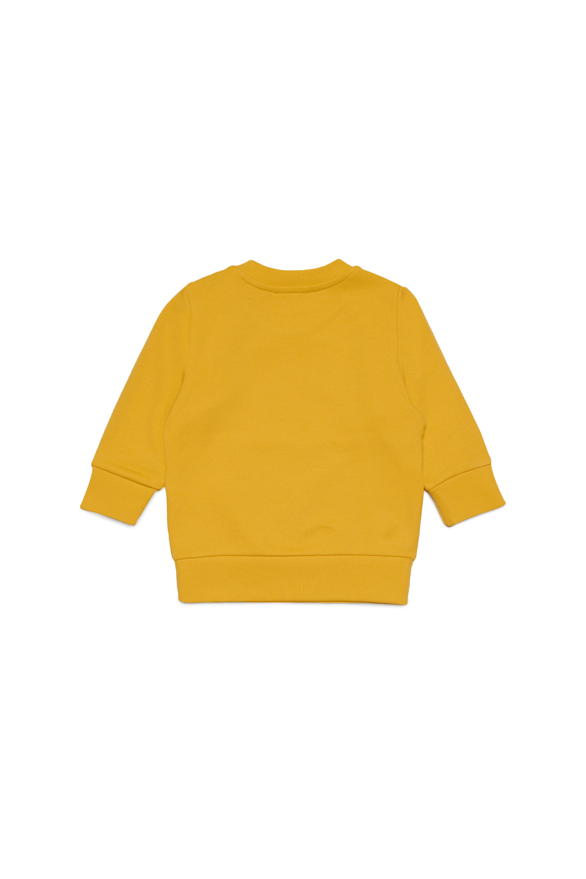 Diesel - SALTB, Man's Sweatshirt with tri-colour logo in Yellow - 2