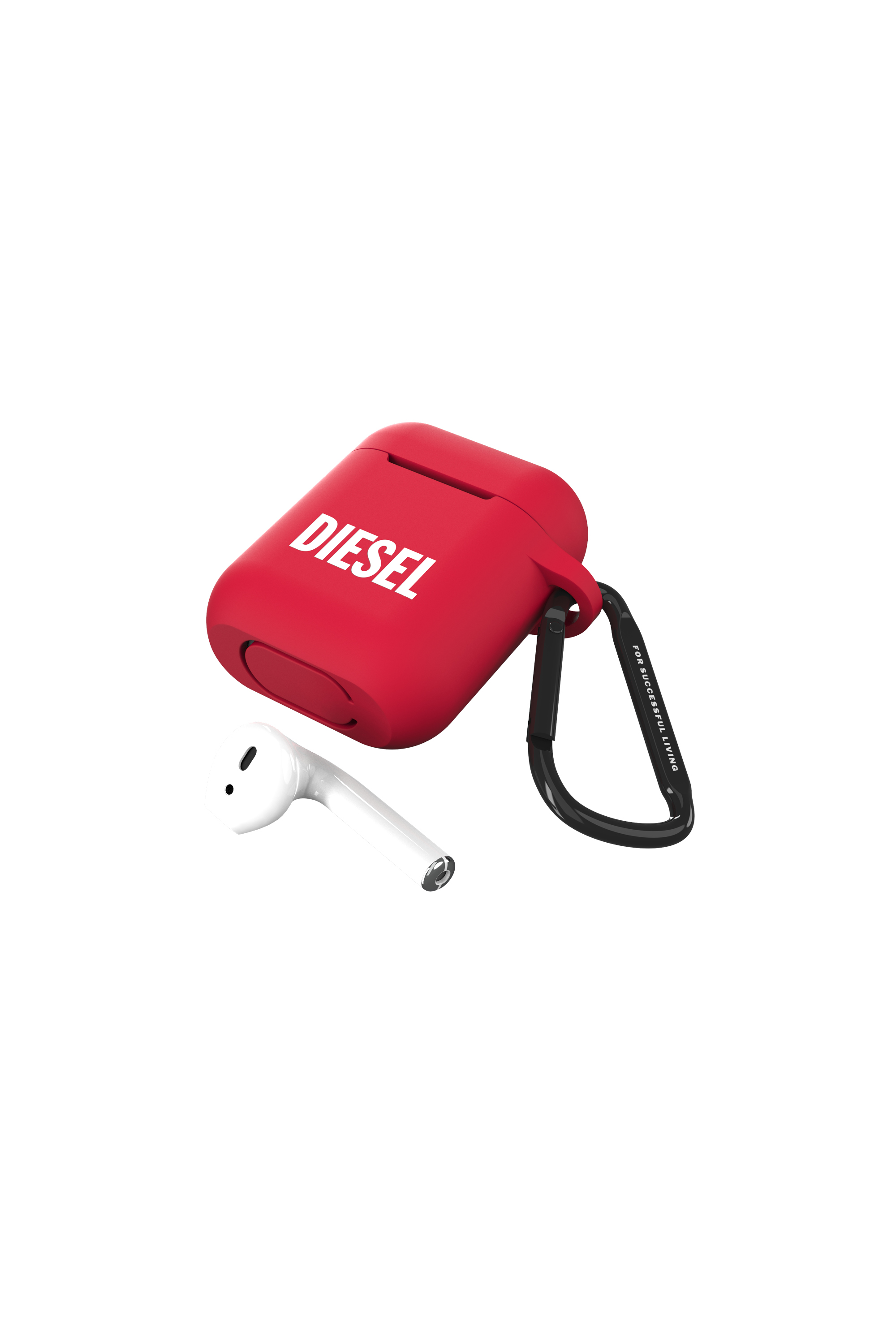 Diesel - 45832 AIRPOD CASE, Unisex's Airpod case silicone  for AirPods in Red - 4