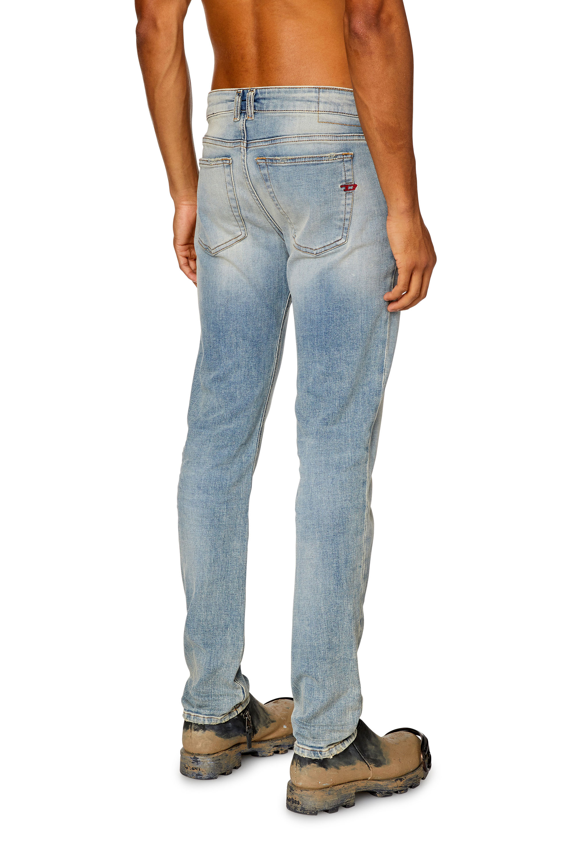 Diesel - Man's Skinny Jeans 1979 Sleenker E9C01, Light Blue - 4