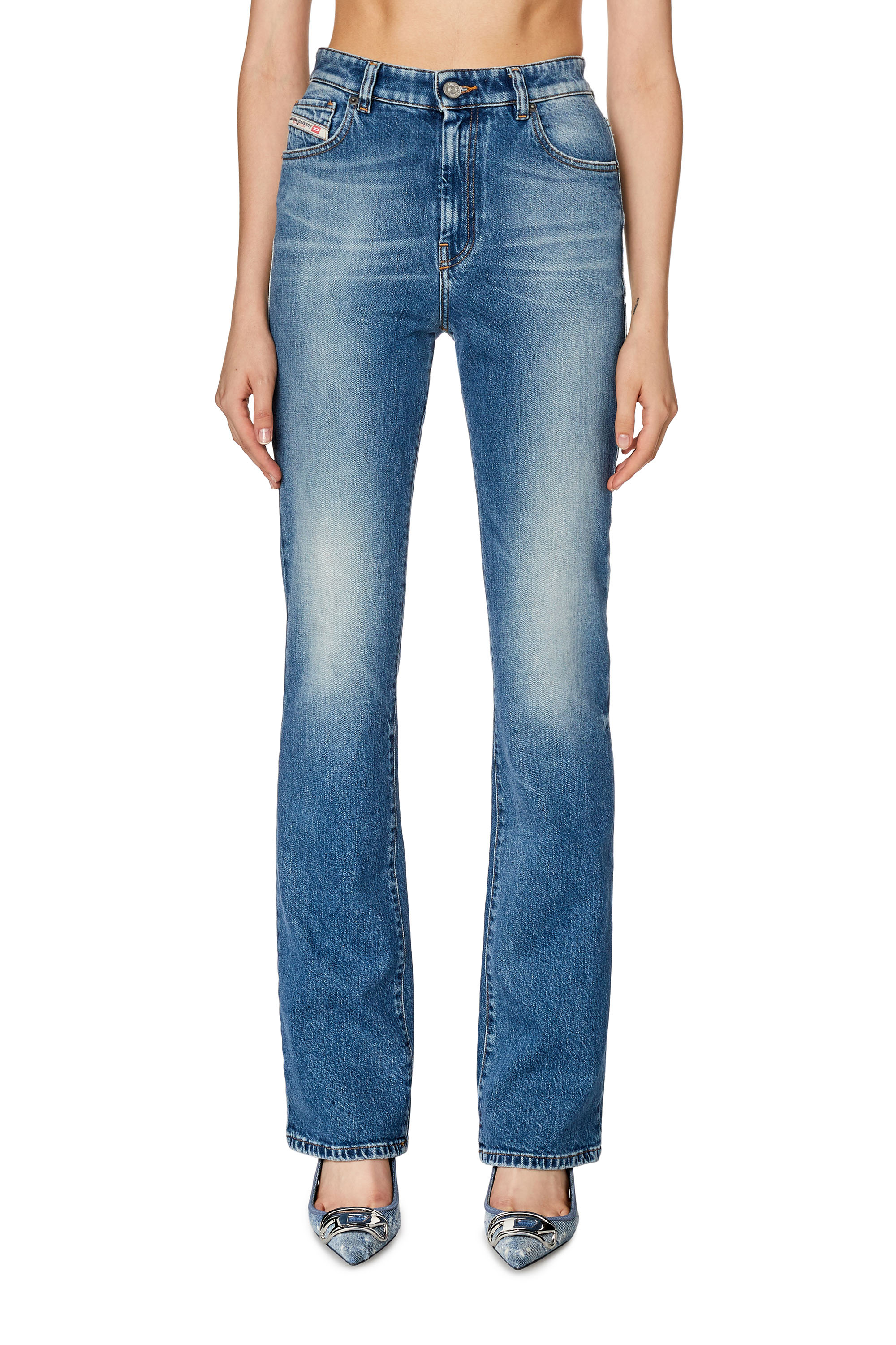 Diesel - Woman's Bootcut and Flare Jeans 2003 D-Escription 007P9, Medium blue - 1