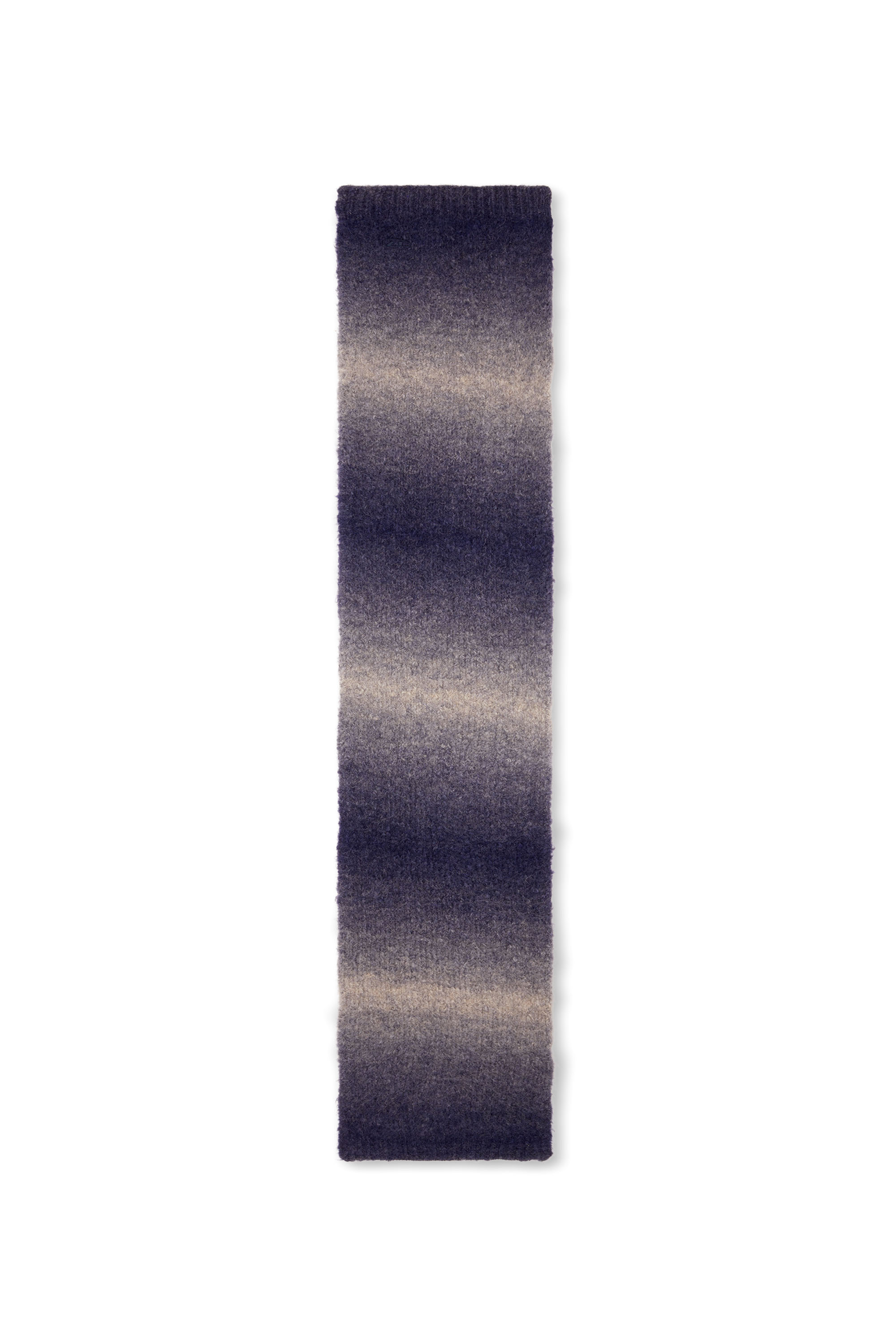 Diesel - K-PELLINO, Unisex's Dégradé scarf in alpaca blend in Blue - 2