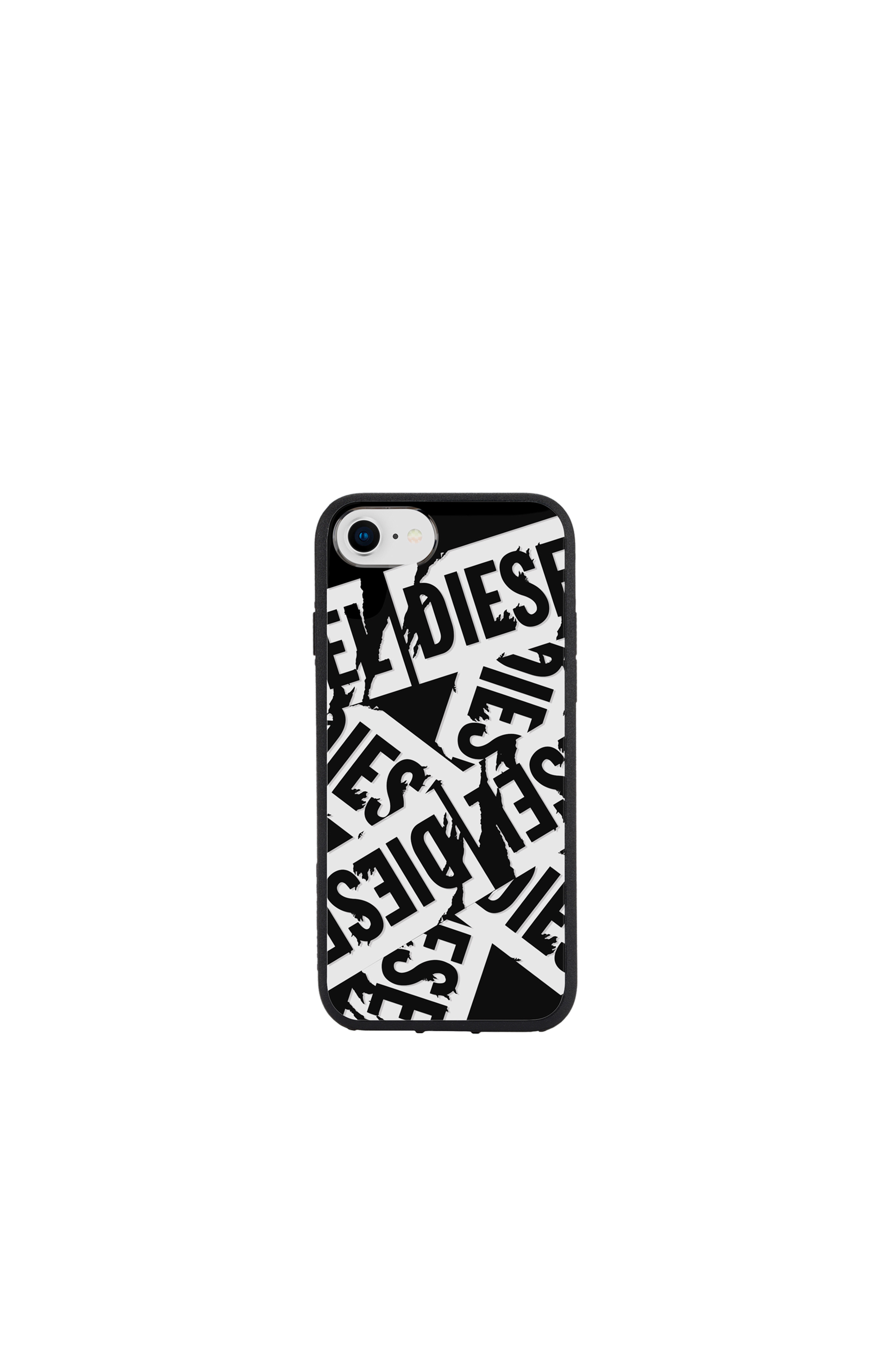 Diesel - MULTI TAPE BLACK/WHITE IPHONE 8/7/6S/6 CASE, Unisex's Multi tape black/white case, iPhone 8/7/6s/6 in Black - 2