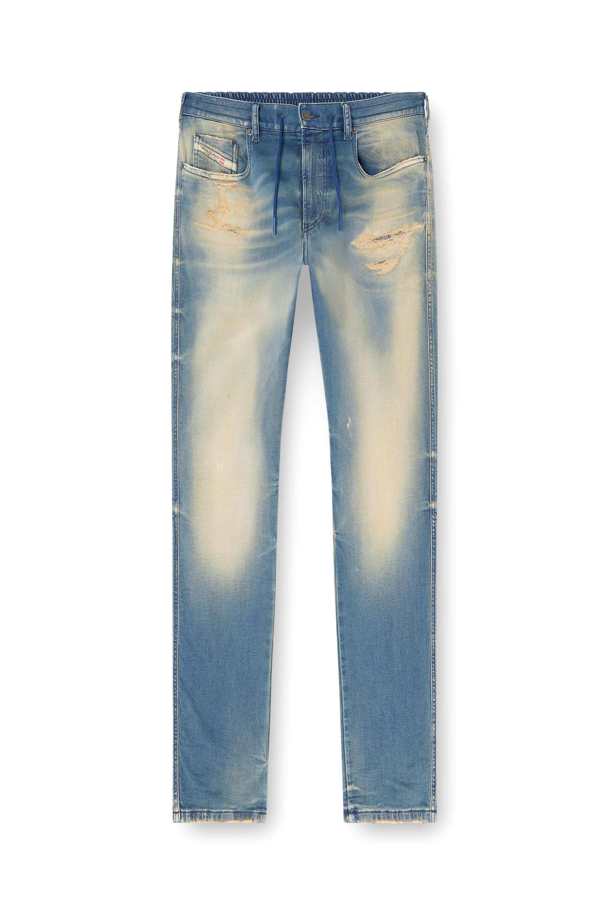 Diesel - Man's Slim 2060 D-Strukt Joggjeans® 068PP, Medium blue - 3