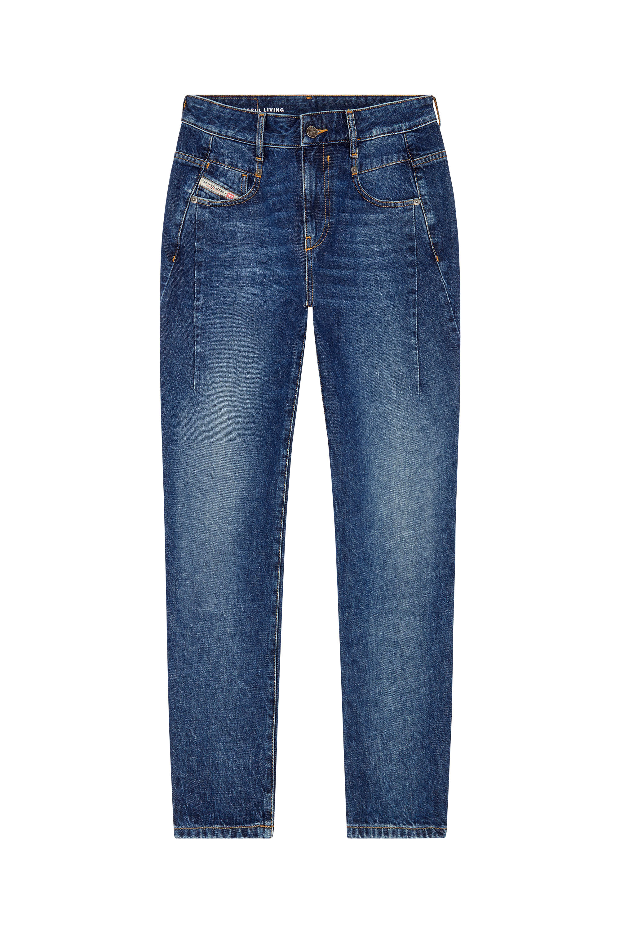Diesel - Woman's Boyfriend Jeans Fayza 09F35, Medium blue - 3