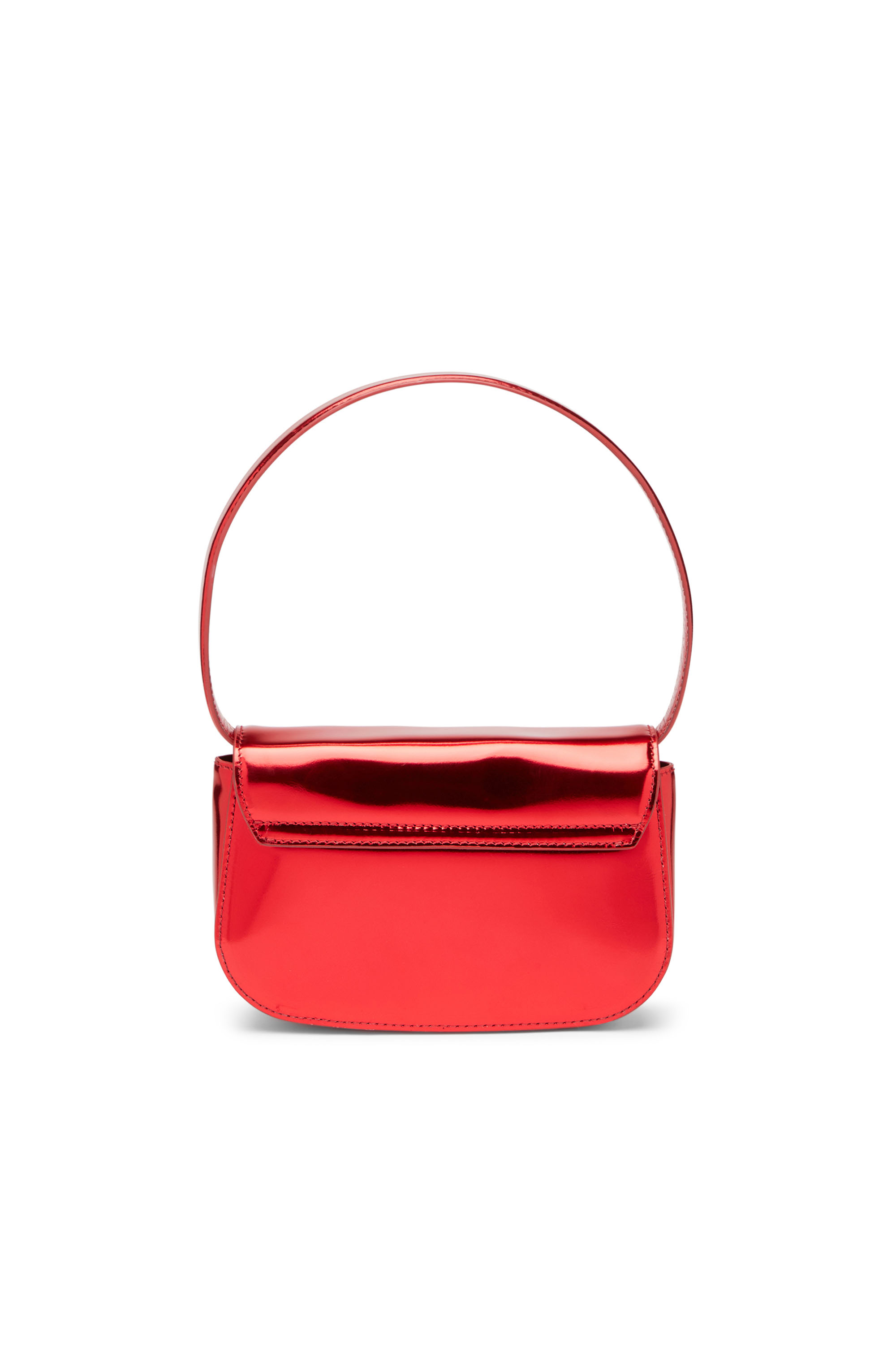 Diesel - 1DR, Woman's 1DR-Iconic shoulder bag in mirrored leather in Red - 2