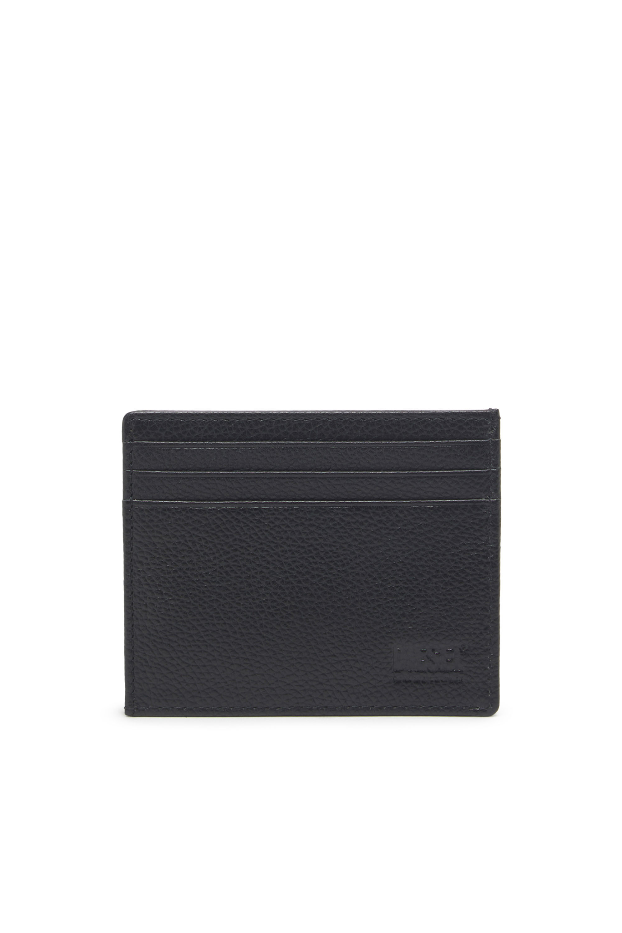 Diesel - CARD CASE, Man's Card case in grained leather in Black - 2