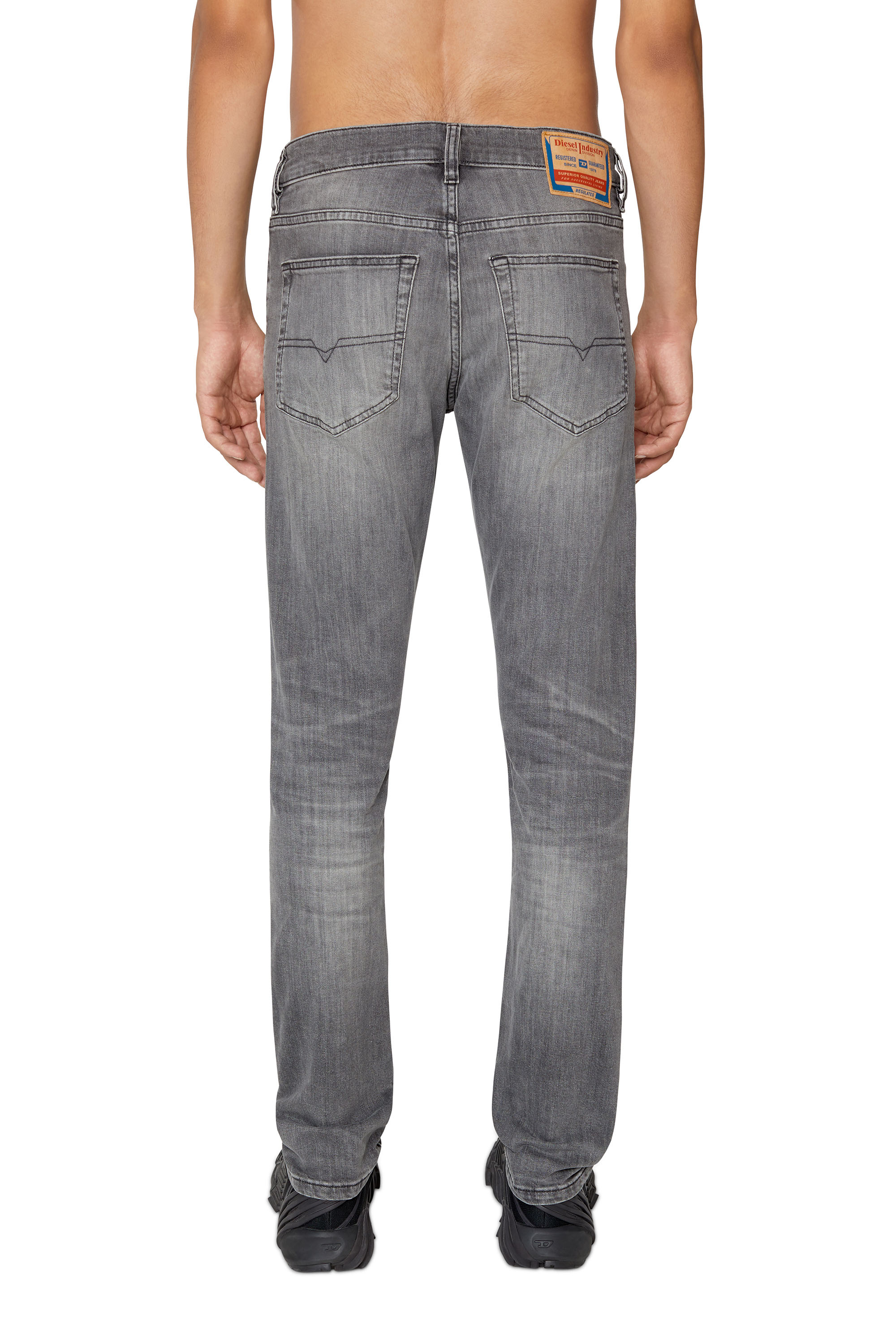 Diesel - Slim Jeans D-Luster 0BJAX, Man's Slim Jeans - D-Luster in Black/Dark grey - 4