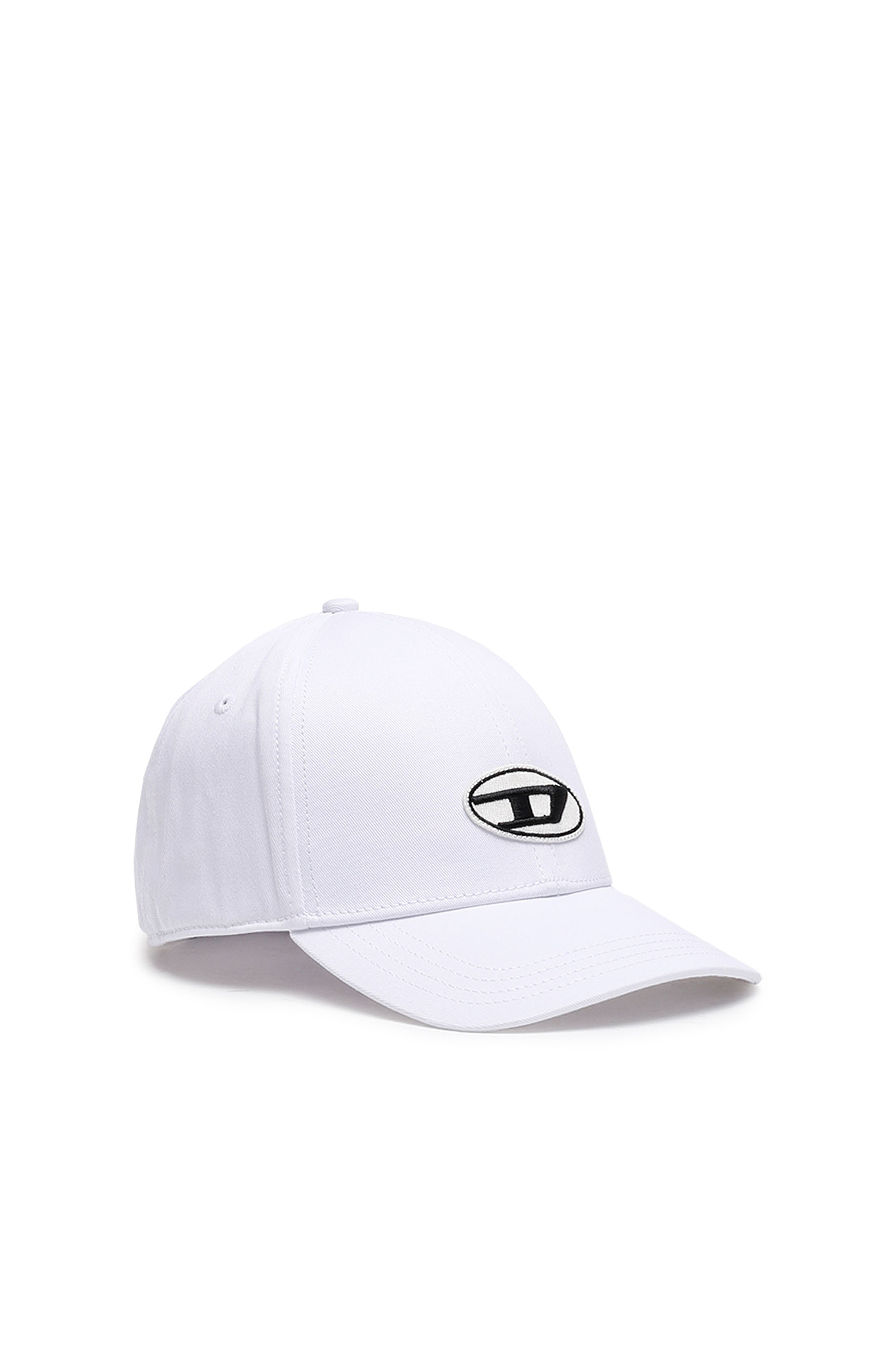 Diesel - C-RUNE, Unisex's Baseball cap with D logo in White - 1