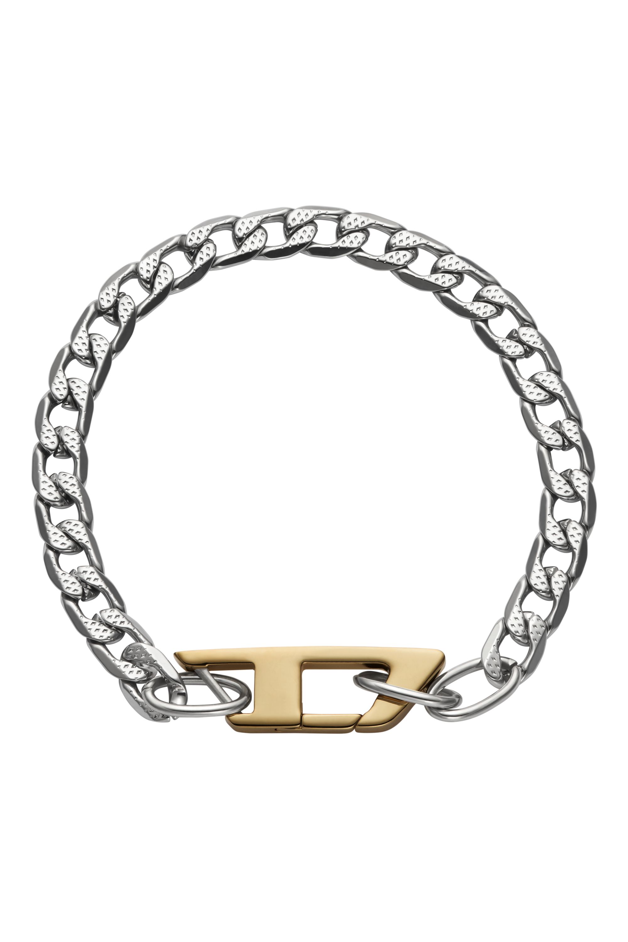 Diesel - DX1338, Unisex's Stainless steel chain bracelet in Silver - 1