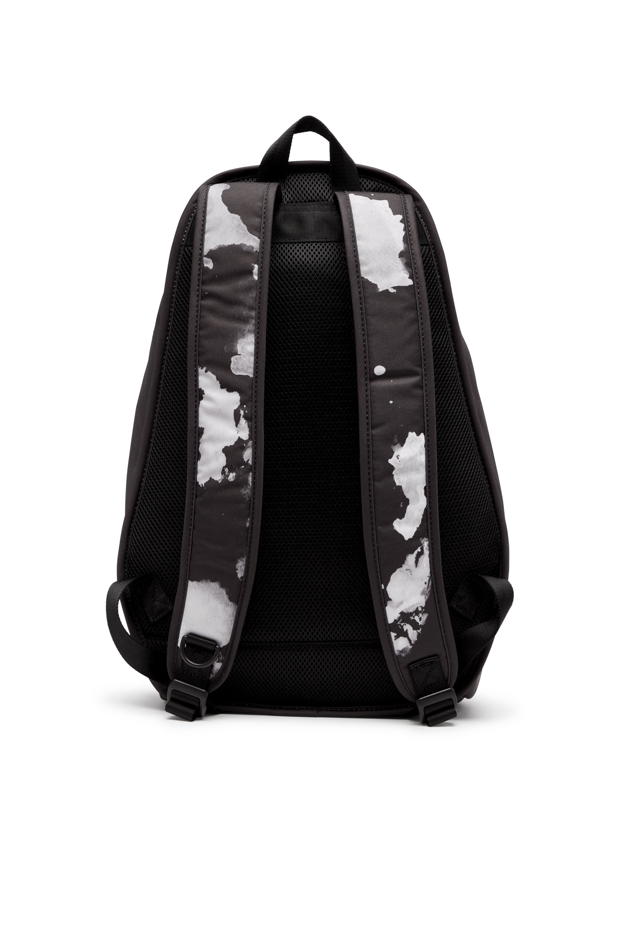Diesel - RAVE BACKPACK X, Man's Rave Backpack X - Backpack in logo-printed fabric in Black - 2