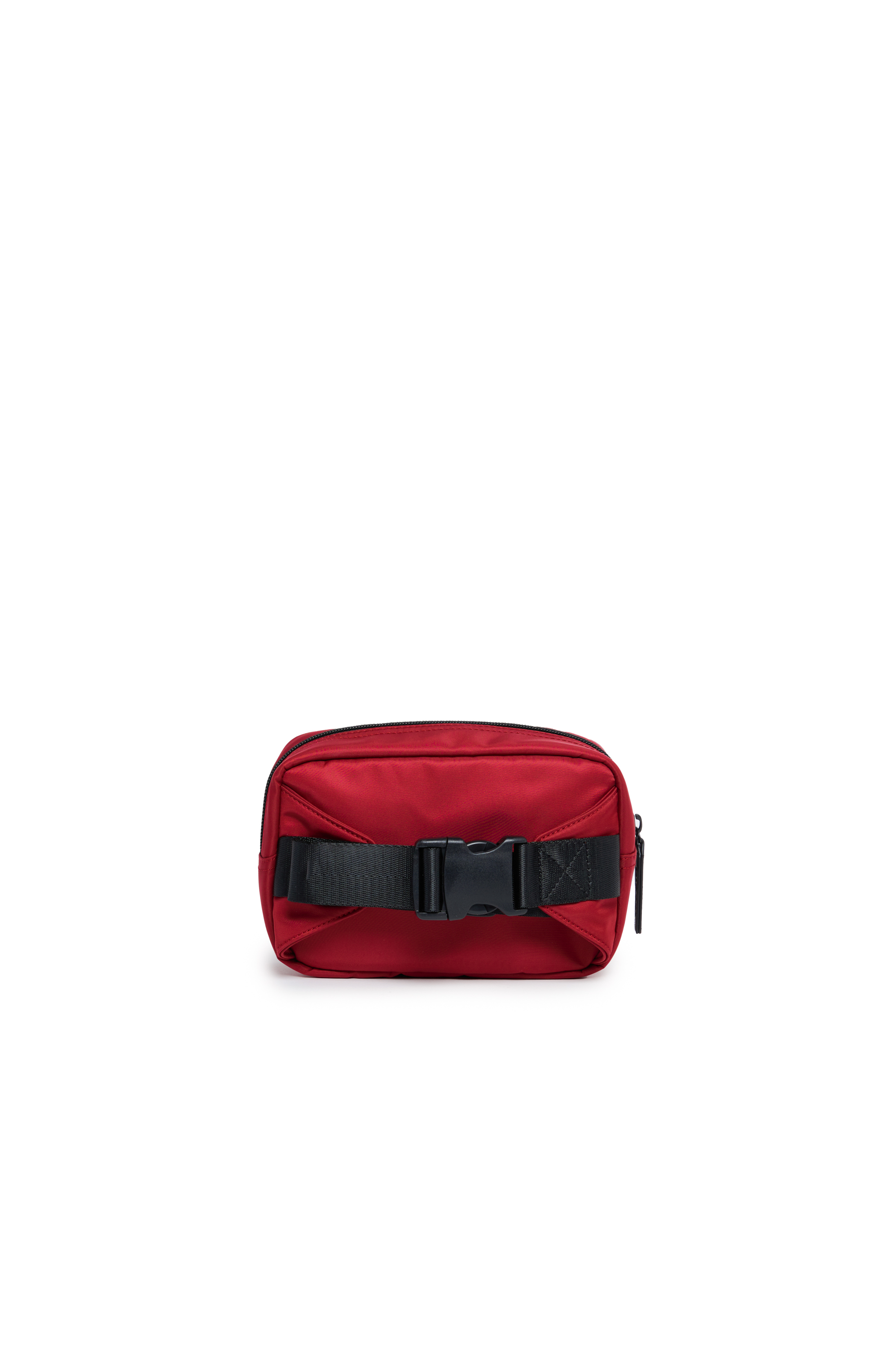 Diesel - WDEMBOSSED, Unisex's Nylon belt bag with embossed logo in Red - 2