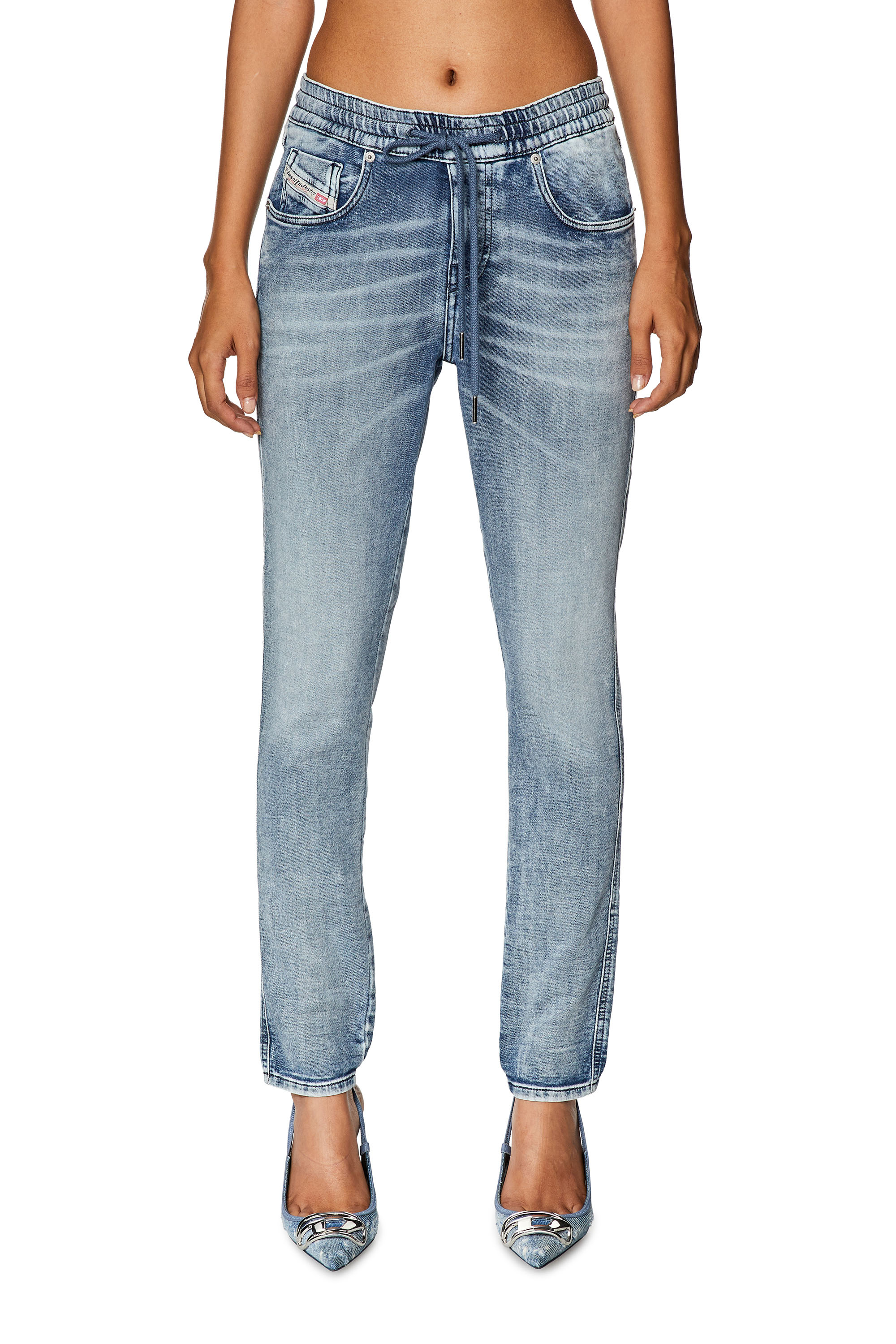 Diesel - Woman's Skinny D-Tail 068FL, Medium blue - 1
