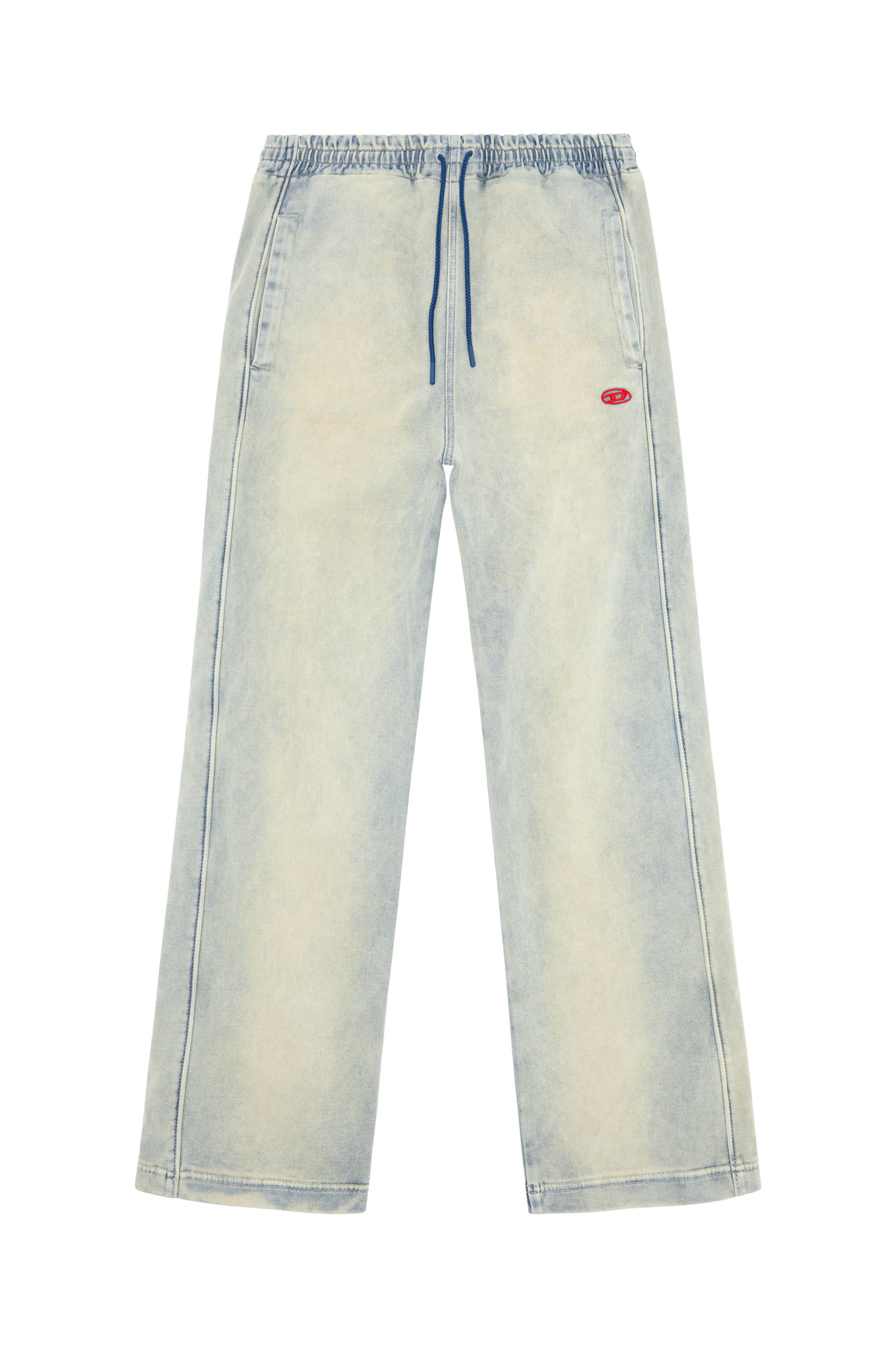 Diesel - Unisex's Relaxed D-Martyans Track Denim 068JX, Light Blue - 3
