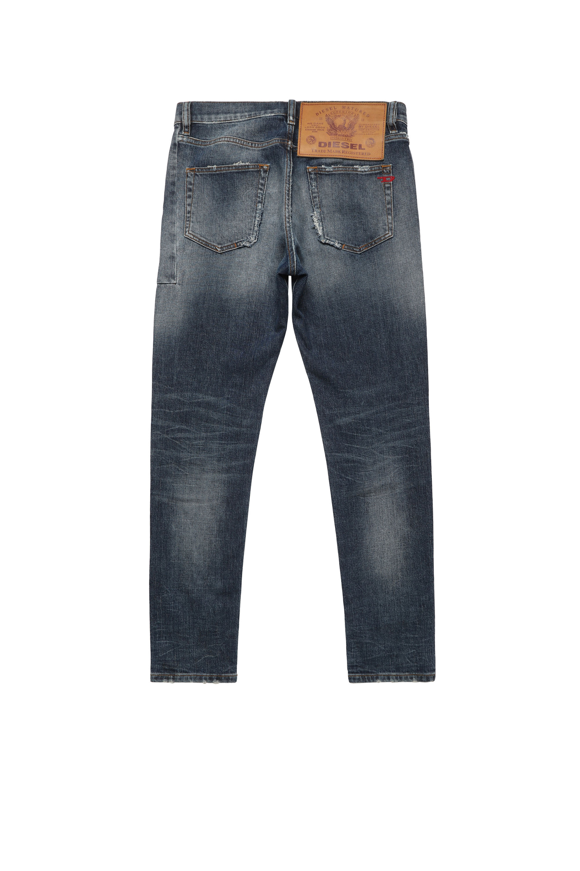 Diesel - D-STRUKT-GB, Man's Diesel Man - Jeans Dark blue in Medium blue - 2