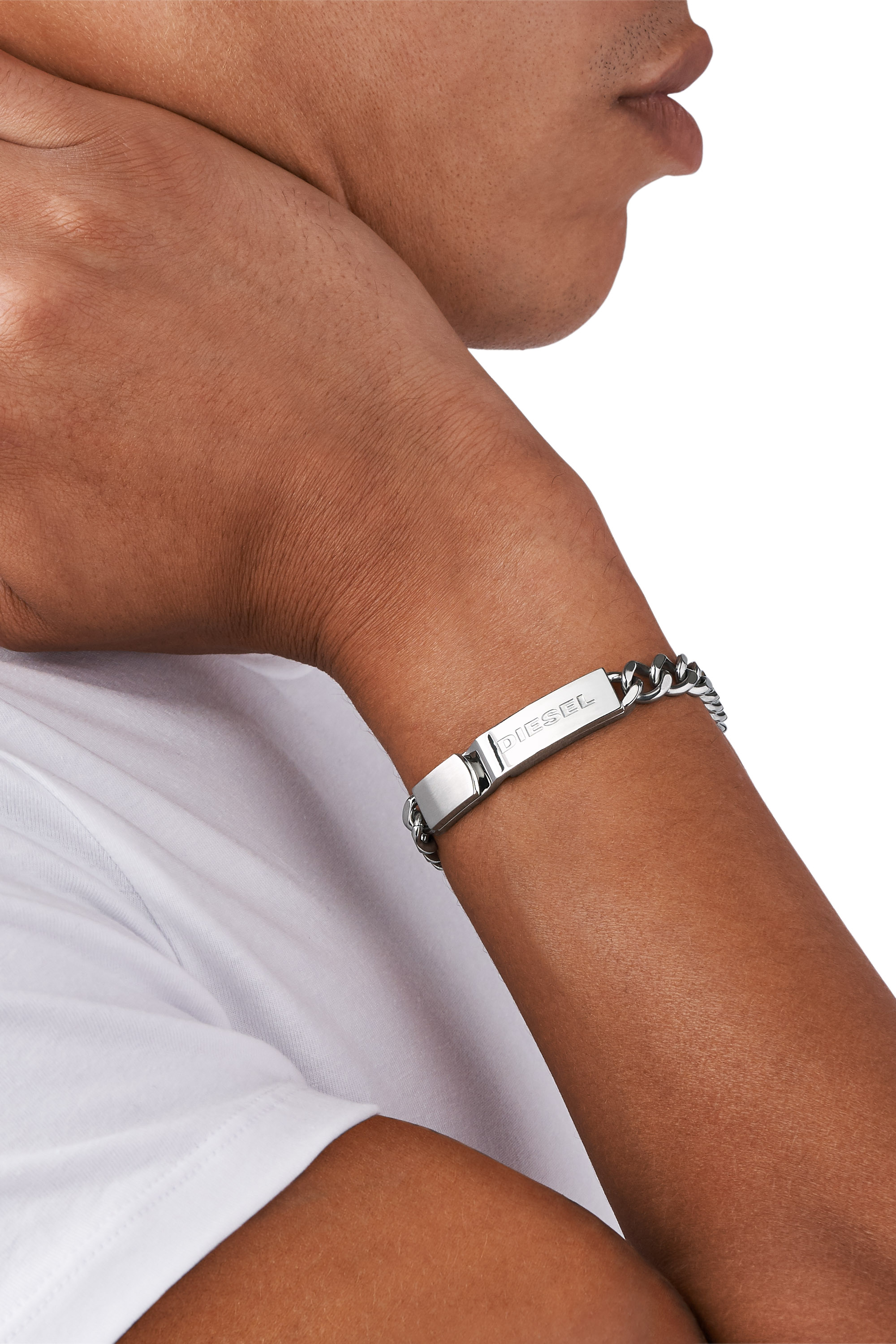 Diesel - DX0966, Man's Bracelet with tag in Silver - 3