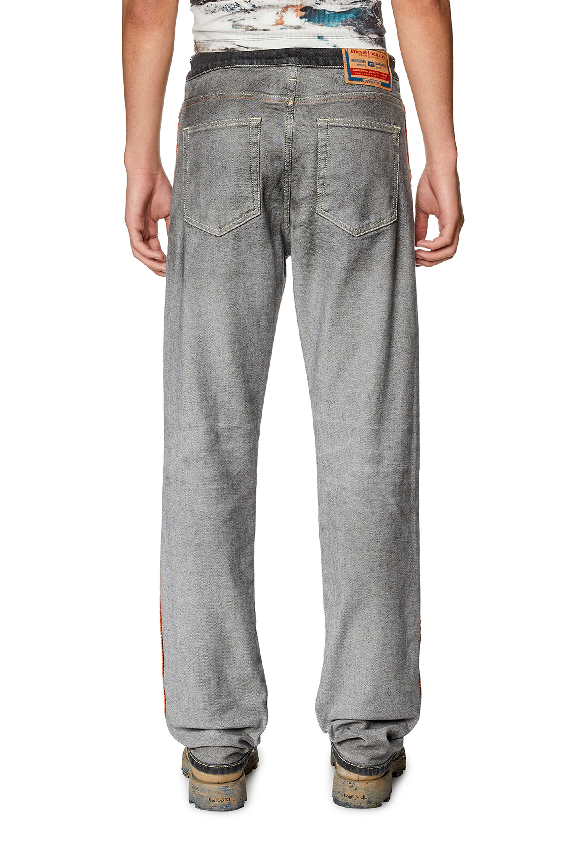 Diesel - Man's Straight Jeans 2020 D-Viker 09G99, Black/Dark grey - 4