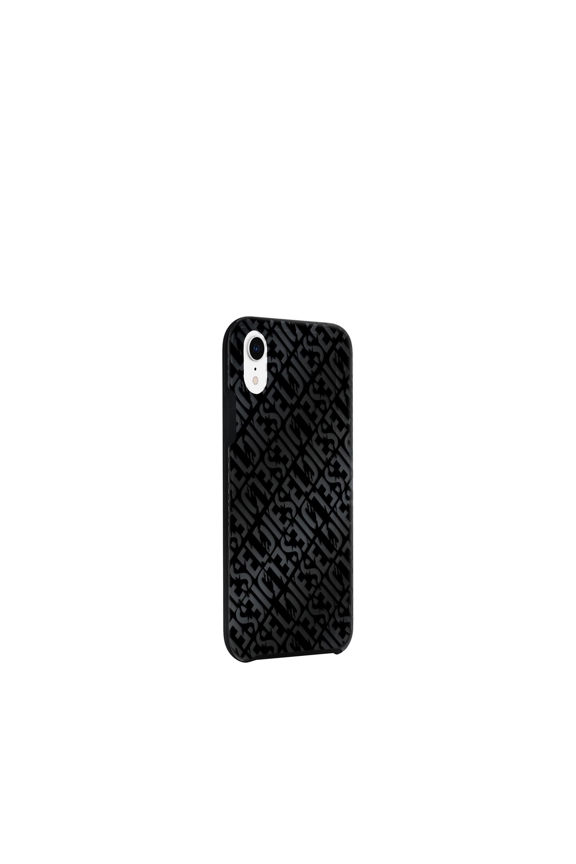 Diesel - DIESEL PRINTED CO-MOLD CASE FOR IPHONE XR, Unisex's Distressed logo pattern case, iPhone XR in Black - 4