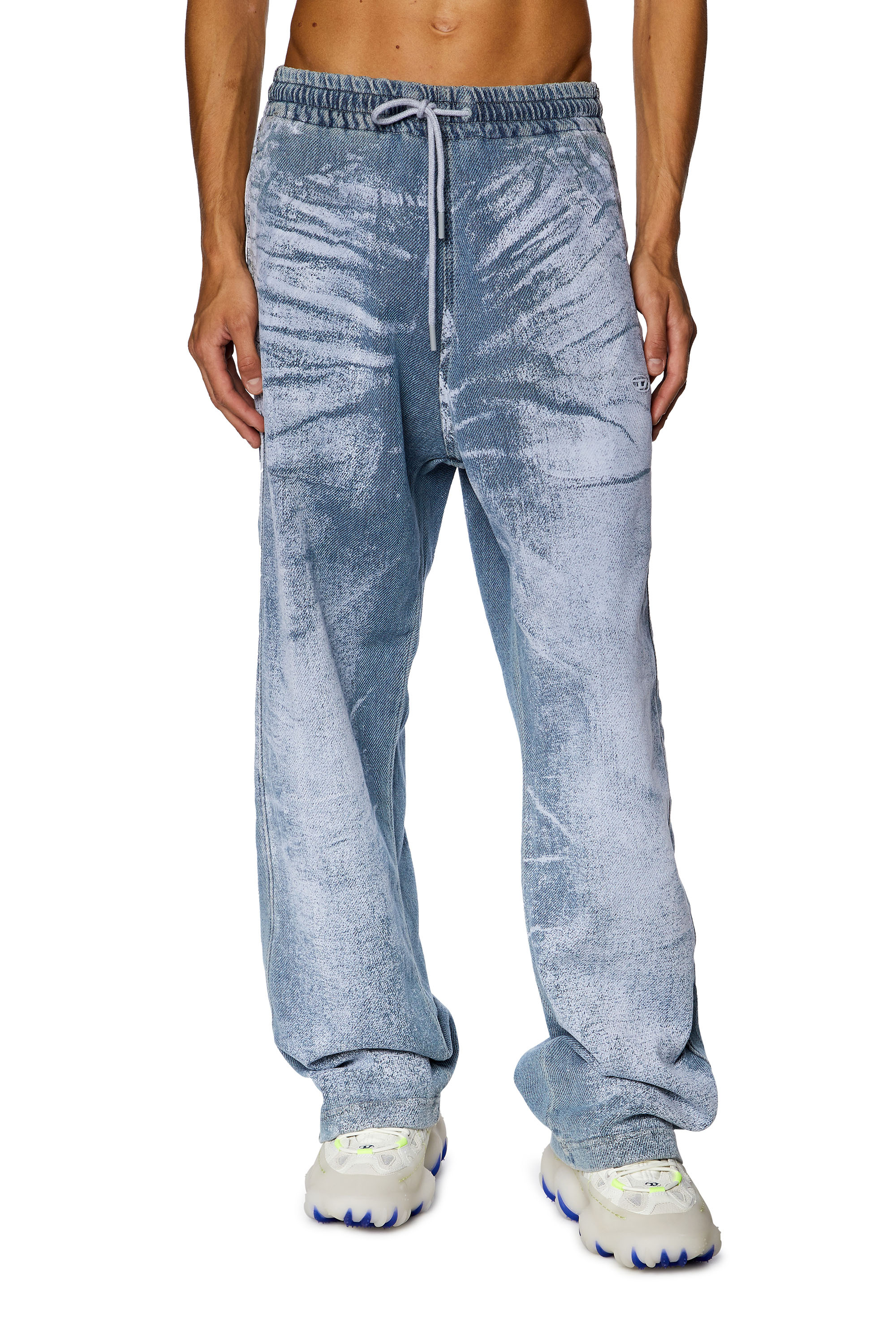 Diesel - Straight Jeans D-Martia 068JK, Man's Straight Jeans - D-Martia in Light Blue - 1