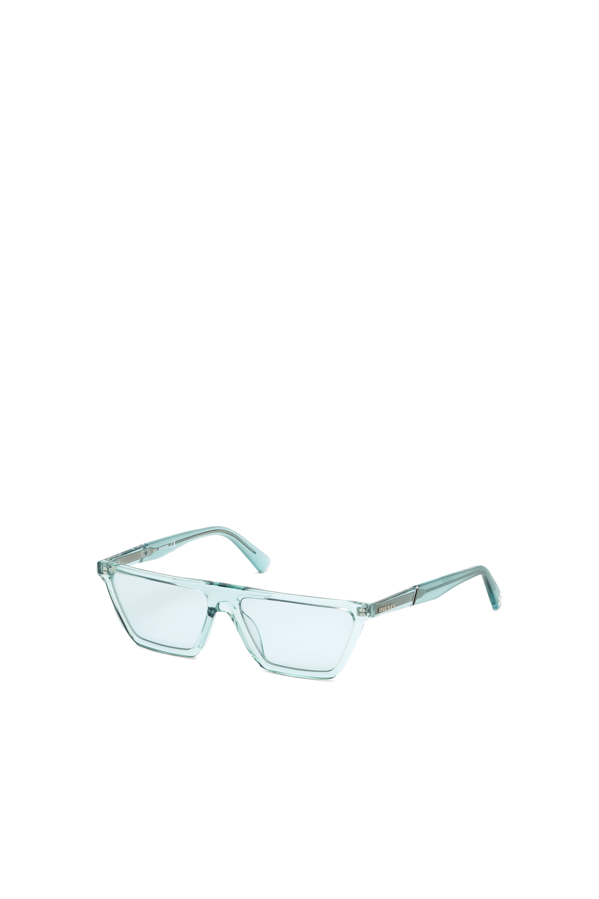 Diesel - DL0304, Unisex's Sunglasses in acetate in Azure - 3