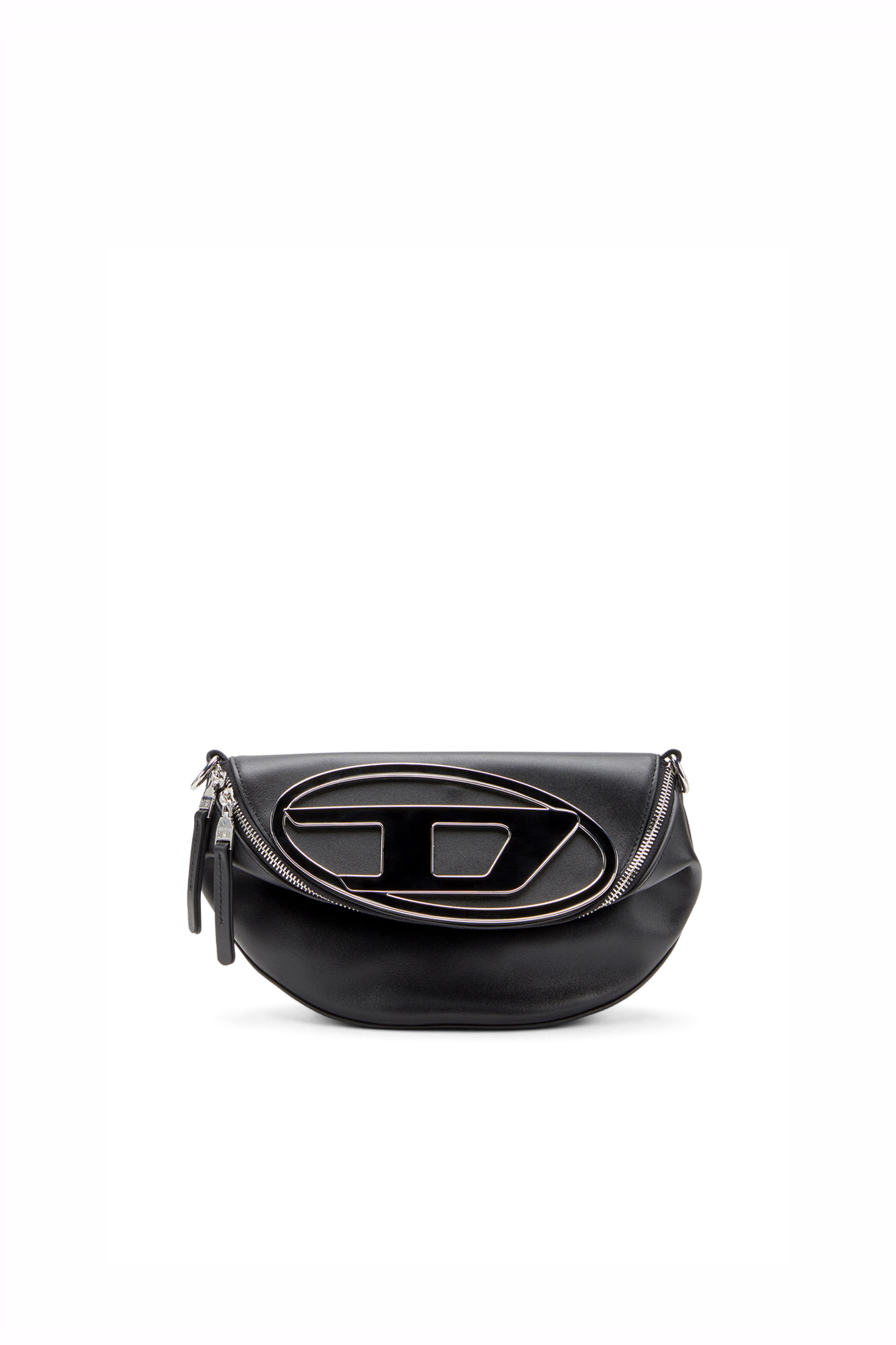 Diesel - 1DR-CROSSBODY, Woman's 1DR-Crossbody - Crossbody bag in nappa leather in Black - 1