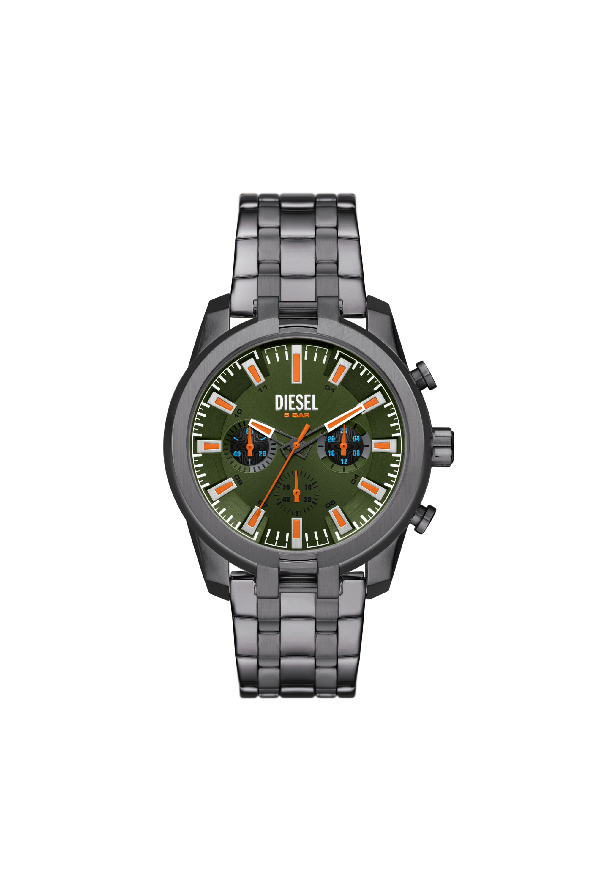 Diesel - DZ4624, Man's Split Gunmetal Stainless Steel Watch in Dark grey - 1