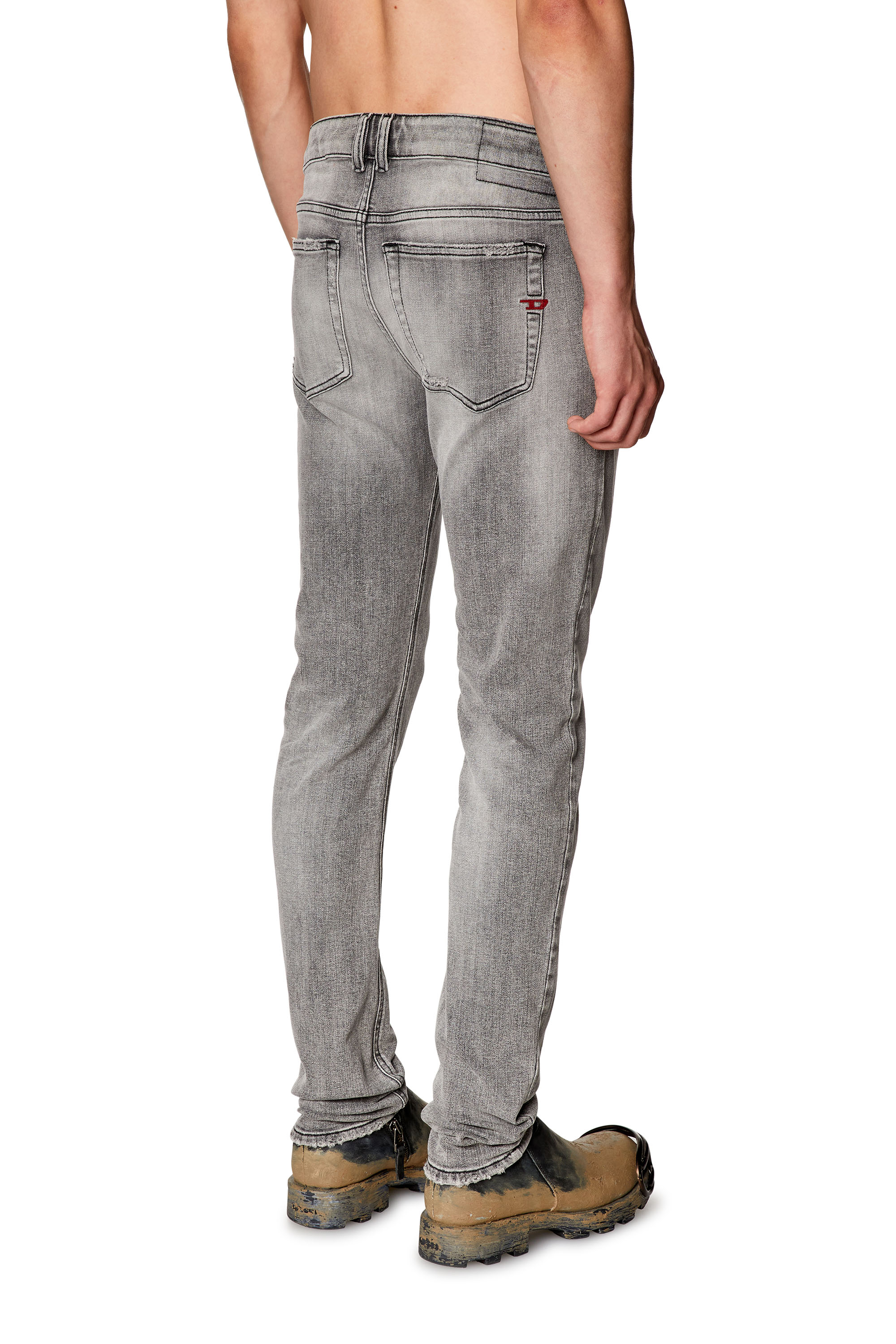 Diesel - Man's Skinny Jeans 1979 Sleenker E9B97, Black/Dark grey - 4