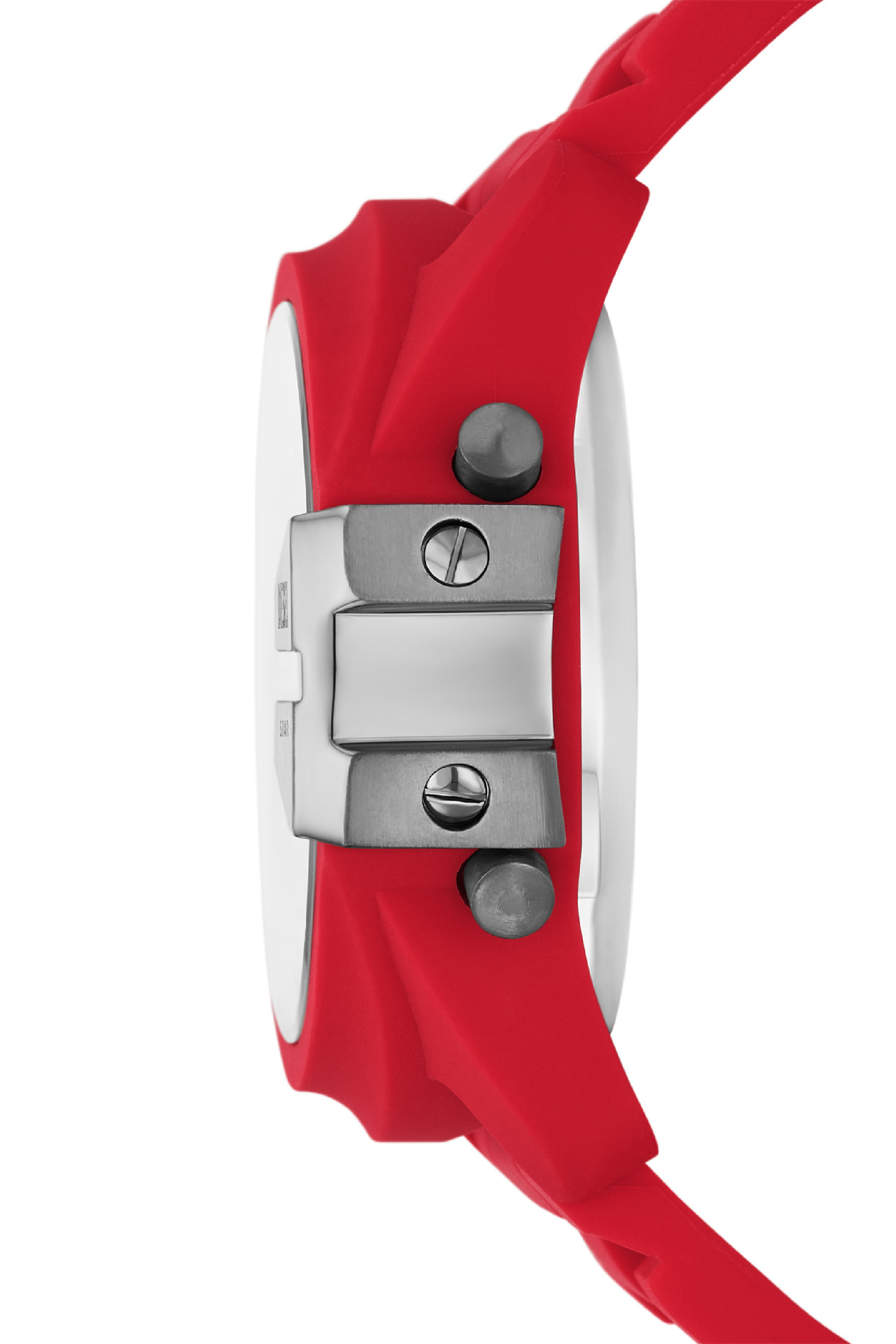 Diesel - DZ2159, Man's Master Chief Digital silicone watch in Red - 3