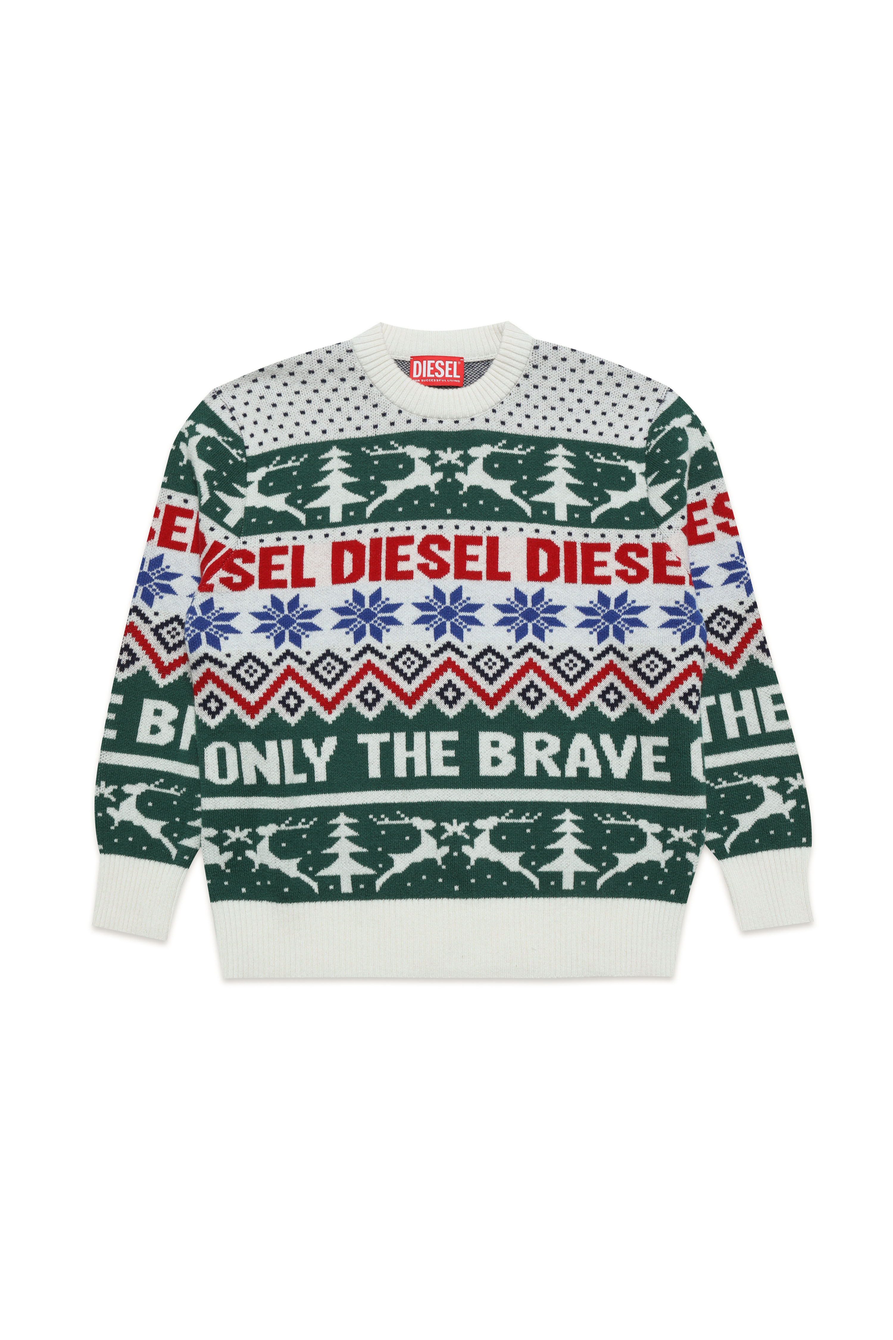Diesel - KERRY CHR OVER, Unisex's Christmas jumper in wool blend in Multicolor - 1