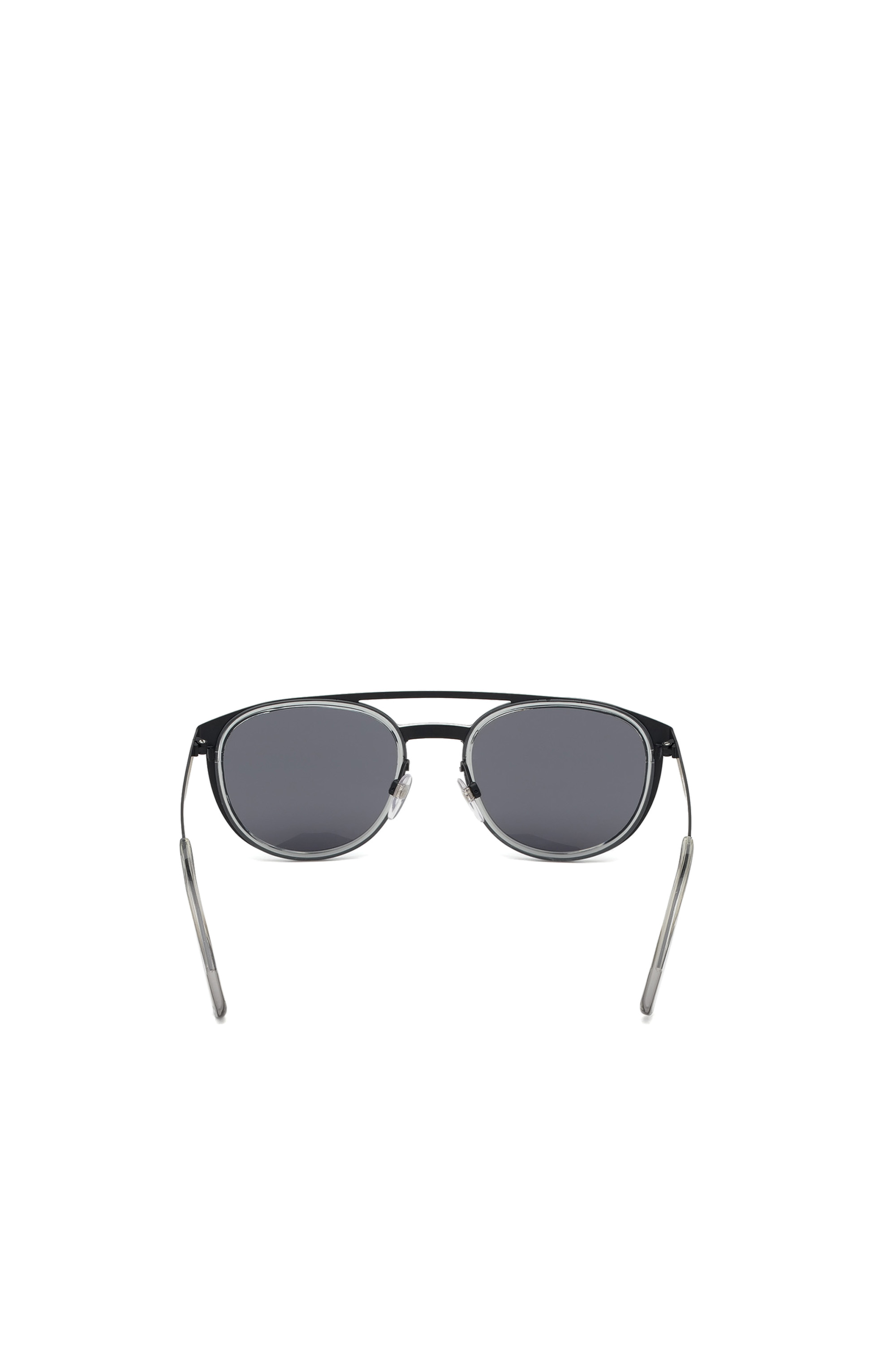 Diesel - DL0293, Unisex's Sunglasses in metal and acetate in Black/Grey - 4