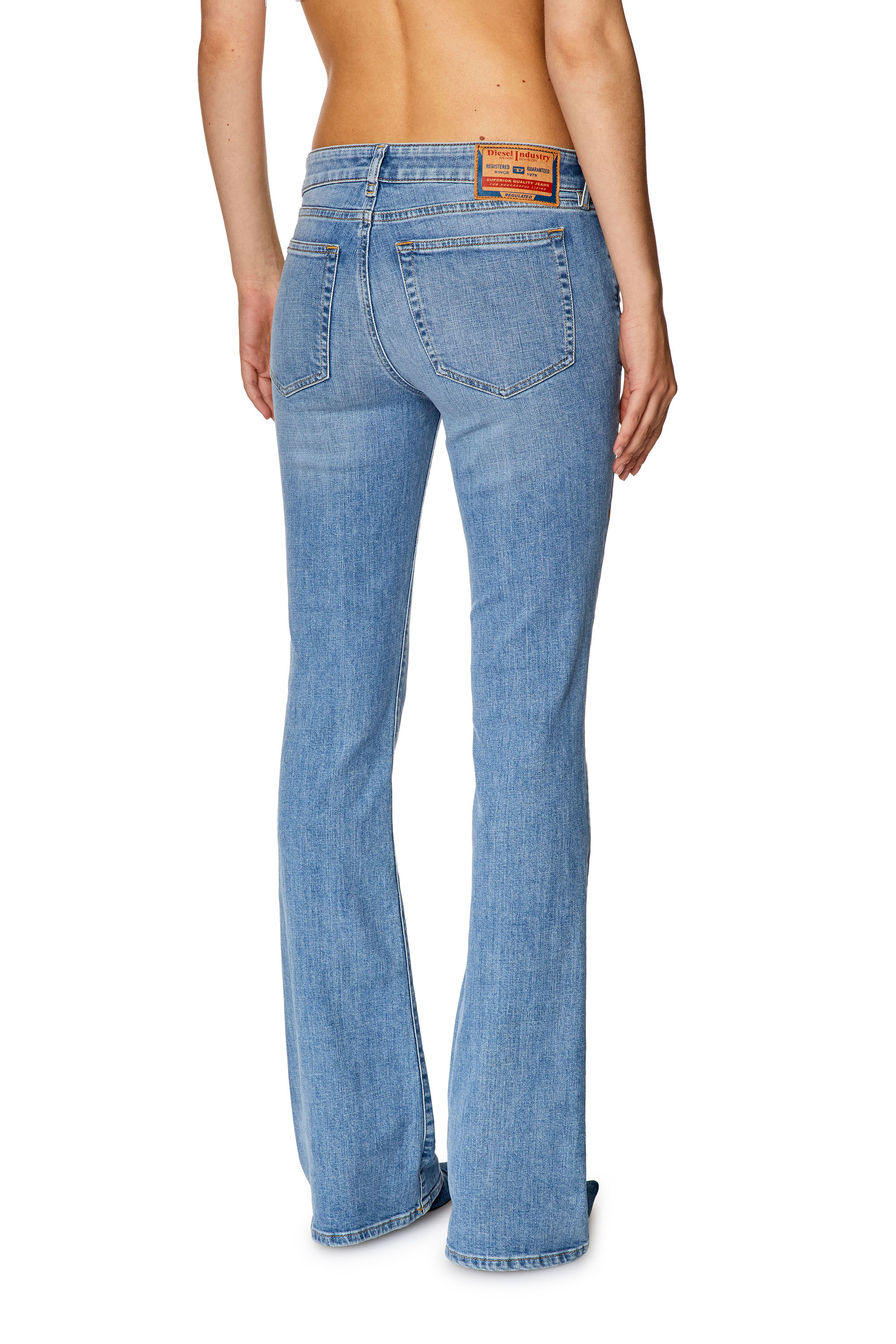 Diesel - Bootcut and Flare Jeans 1969 D-Ebbey 09F76, Woman's Bootcut and Flare Jeans - 1969 D-Ebbey in Light Blue - 4
