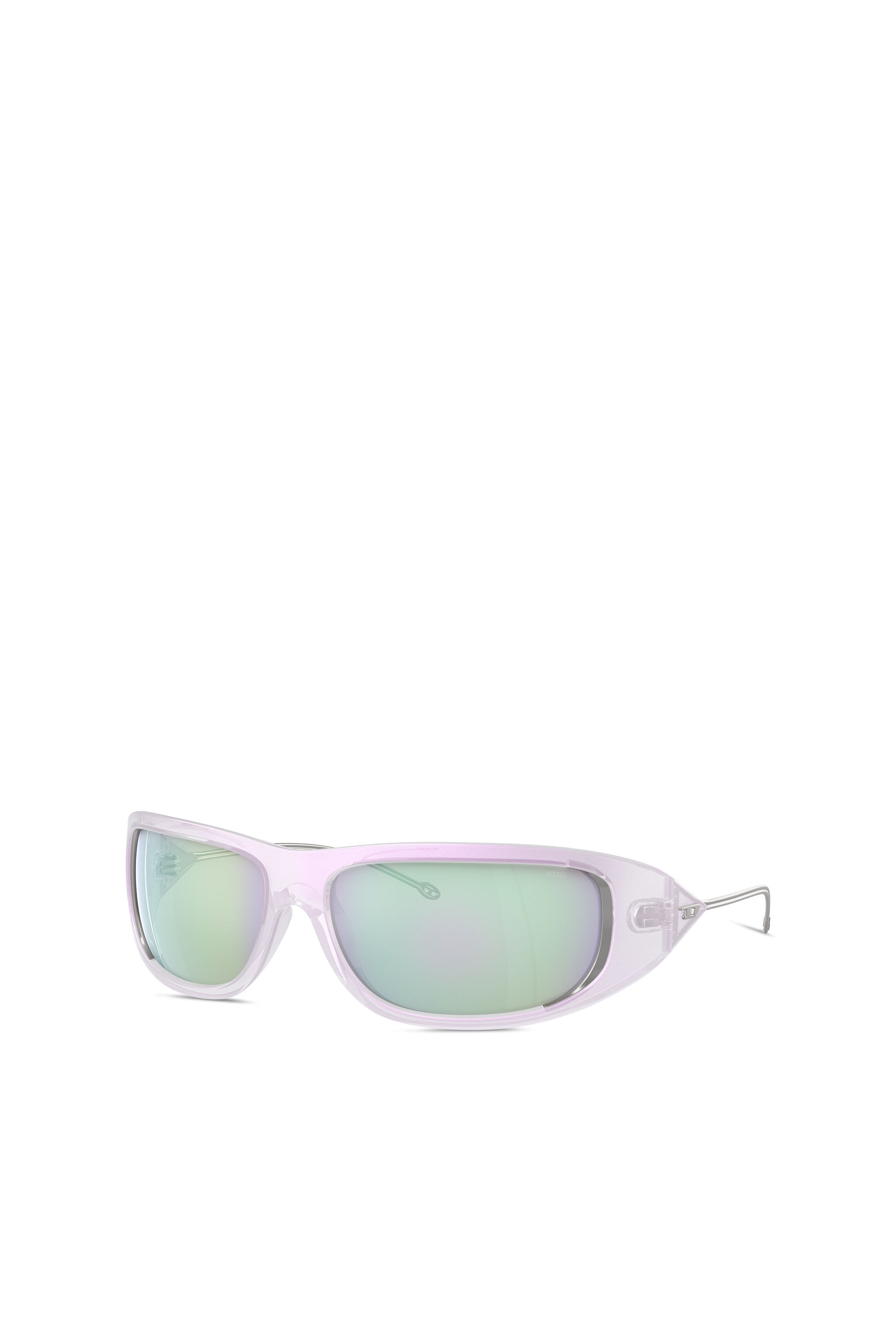 Diesel - 0DL3001 SIZE 61, Unisex's Wraparound style sunglasses in Bubble - 1