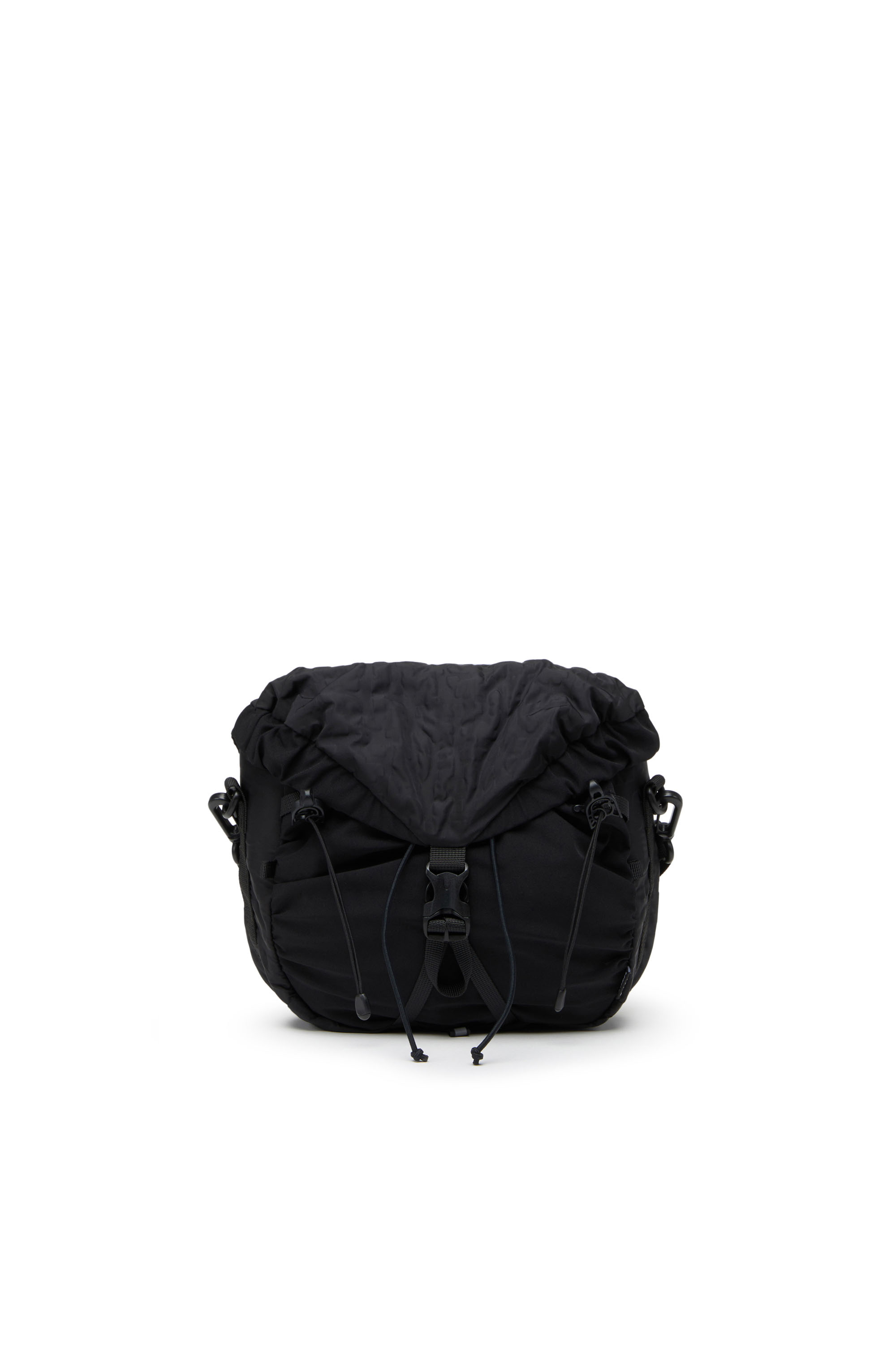 Diesel - DRAPE CROSSBODY S X, Unisex's Drape Crossbody S X - Crossbody in nylon, Lycra and mesh in Black - 1
