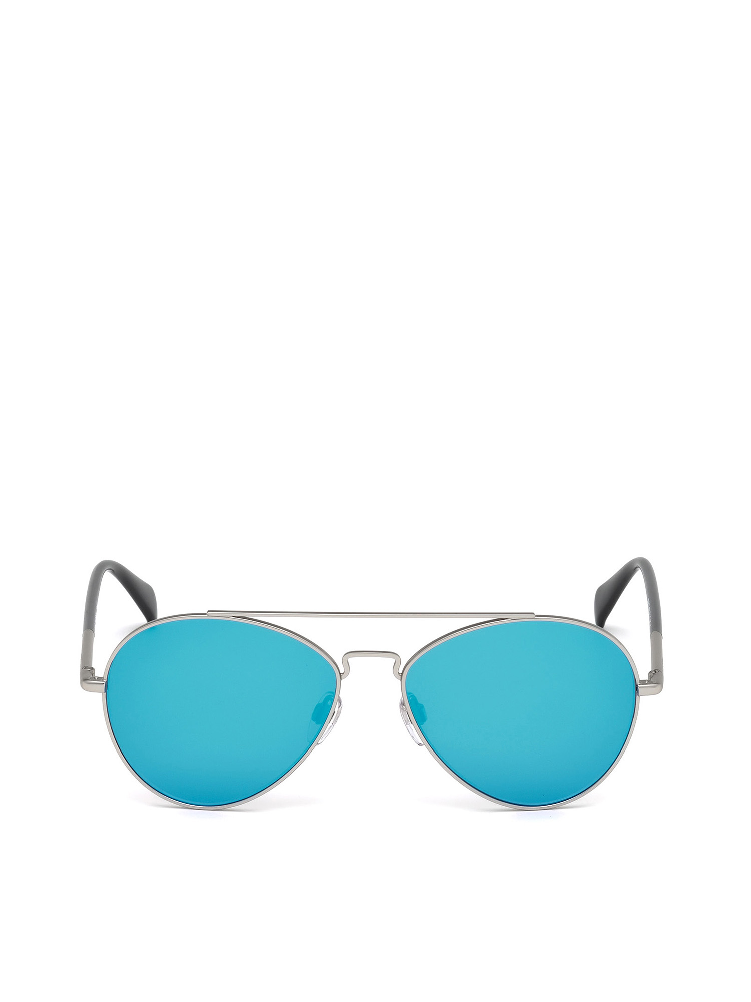 Diesel - DM0193, Unisex's Military-inspired eyewear in Silver - 2
