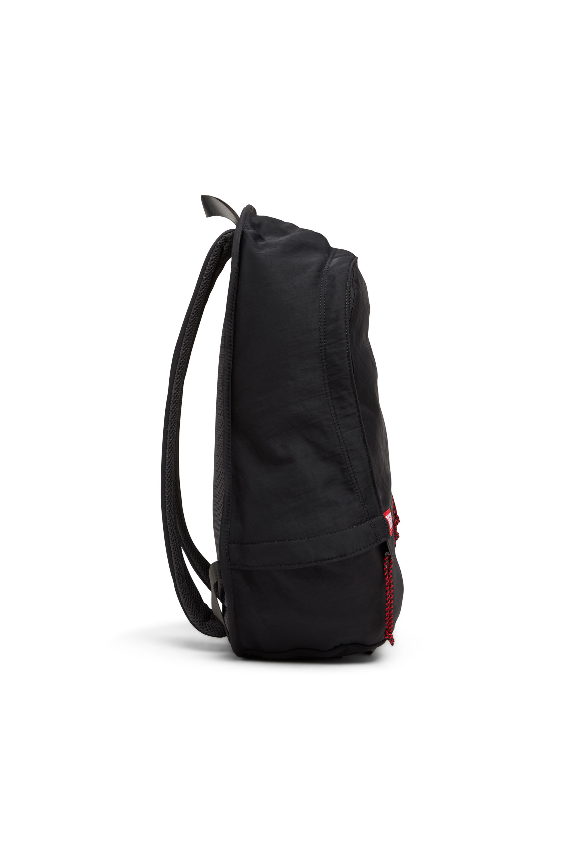 Diesel - RAVE BACKPACK X, Man's Rave Backpack X - Backpack in washed recycled fabric in Black - 3