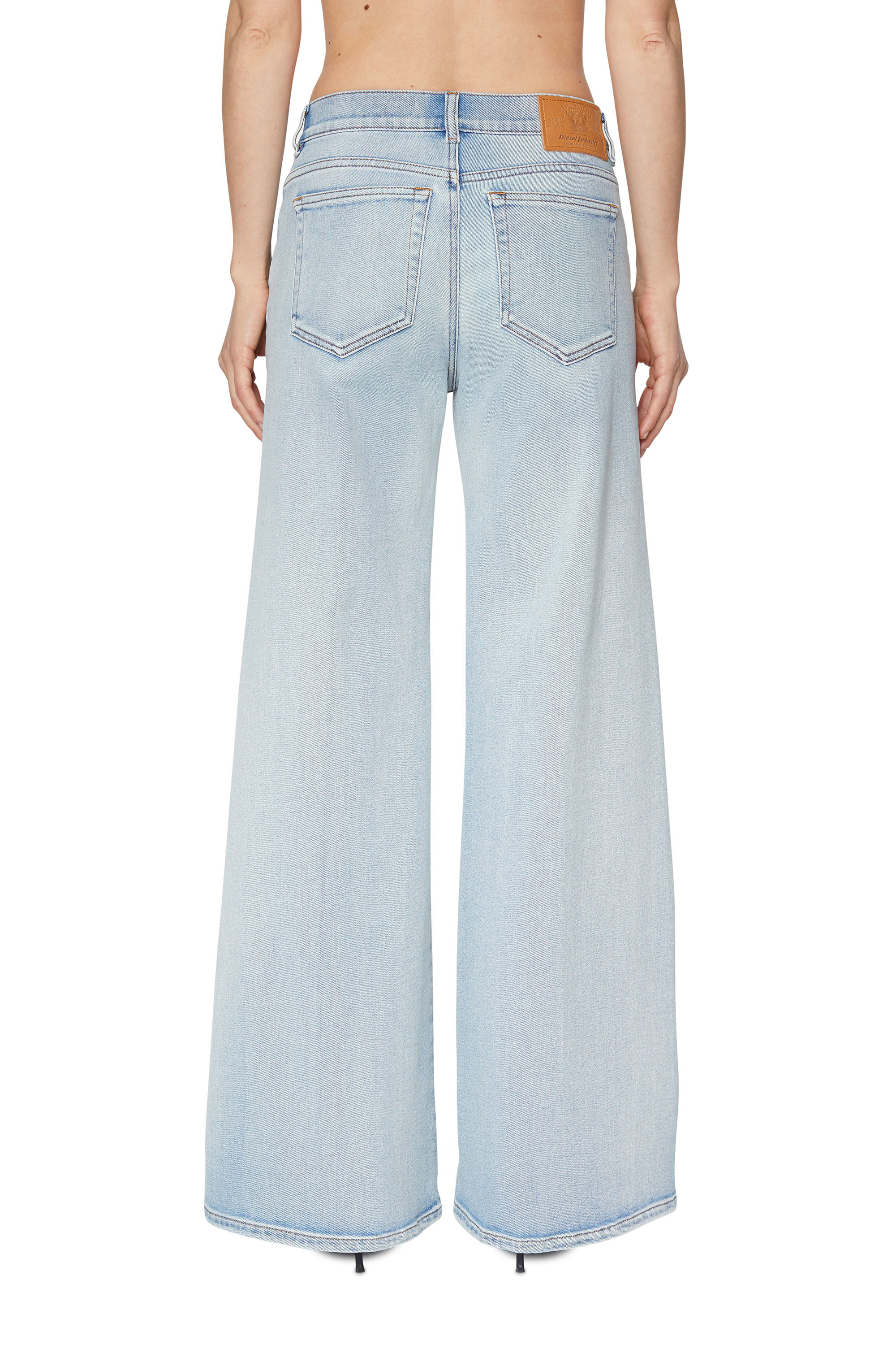 Diesel - Bootcut and Flare Jeans 1978 D-Akemi 09C08, Woman's Bootcut and Flare Jeans - 1978 D-Akemi in Light Blue - 3