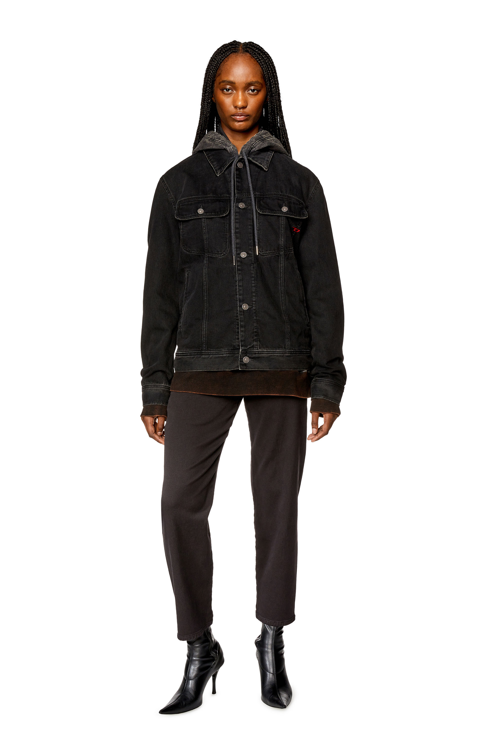 Diesel - Boyfriend 2031 D-Krailey Joggjeans® 068DY, Woman's Boyfriend 2031 D-Krailey Joggjeans® in Black - 2